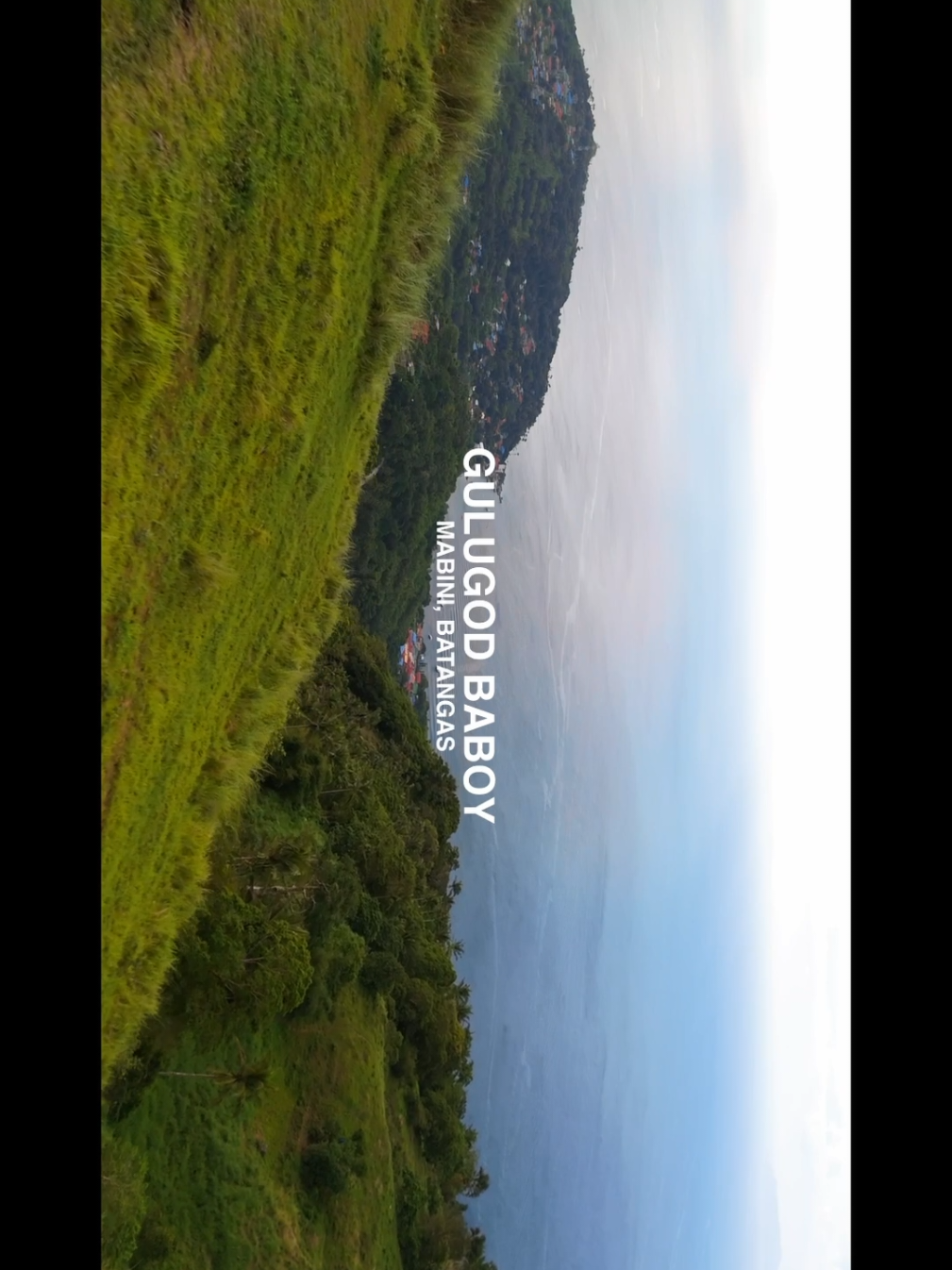 Day 39/100 Gulugod baboy Aerial view🔥 #gulugudbaboy #mabini #batangas #nature #mountain 