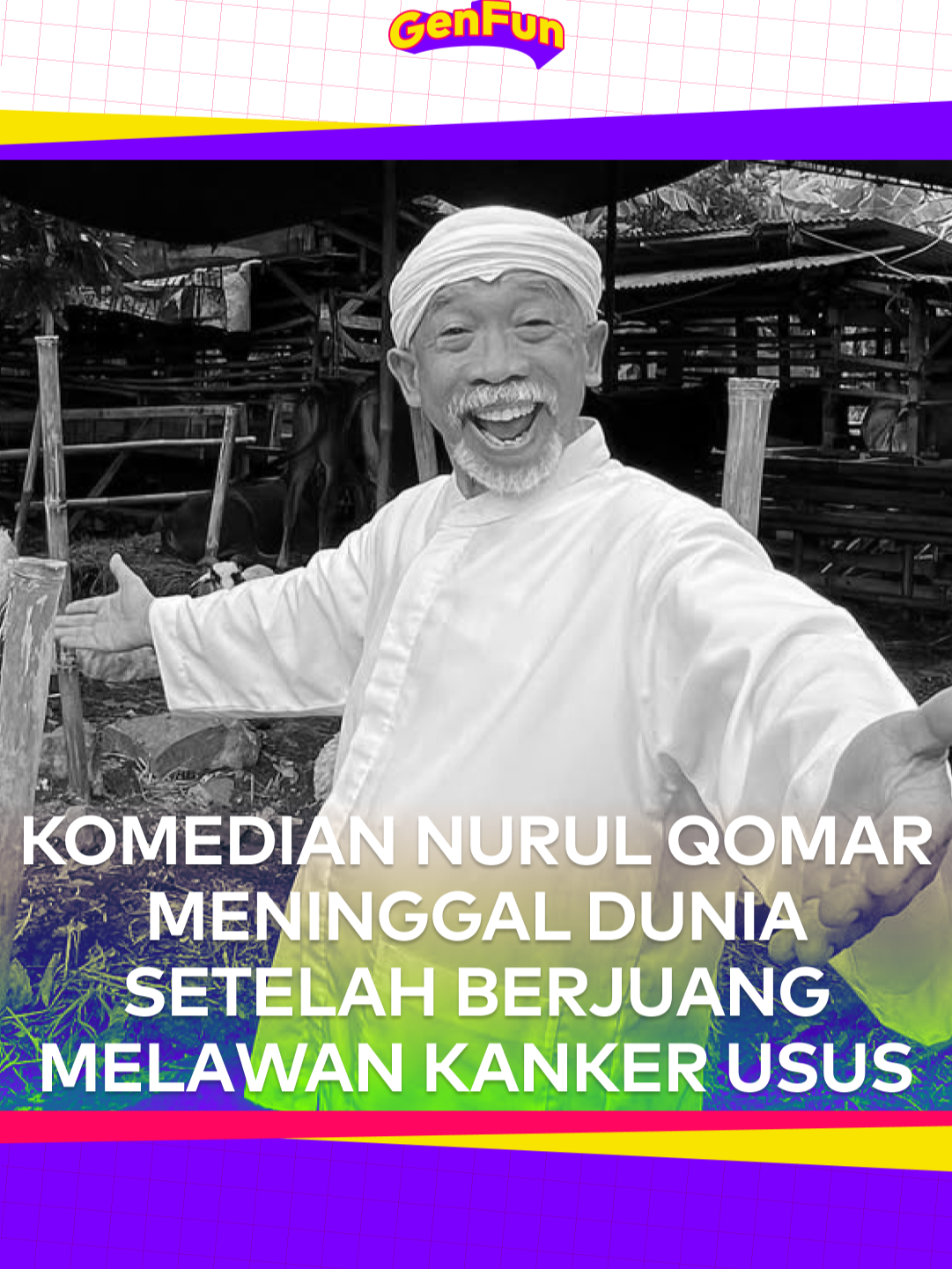 Dunia hiburan Indonesia kembali berduka. Komedian sekaligus mantan politisi, Nurul Qomar, meninggal dunia pada Rabu, 8 Januari 2025, pukul 17.21 WIB di RSUD Tangerang. Kabar duka ini dikonfirmasi langsung oleh sang istri, Siti Maryam, dan rekan sesama pelawak, Jarwo Kwat. Kepergian Qomar meninggalkan duka mendalam bagi keluarga, sahabat, dan para penggemarnya. Nurul Qomar dikenal luas sebagai salah satu komedian ternama di Indonesia. Ia memulai kariernya bersama grup lawak Empat Sekawan yang populer di era 2000-an. Selain melawak, Qomar juga aktif membintangi sejumlah sinetron dan film, termasuk 