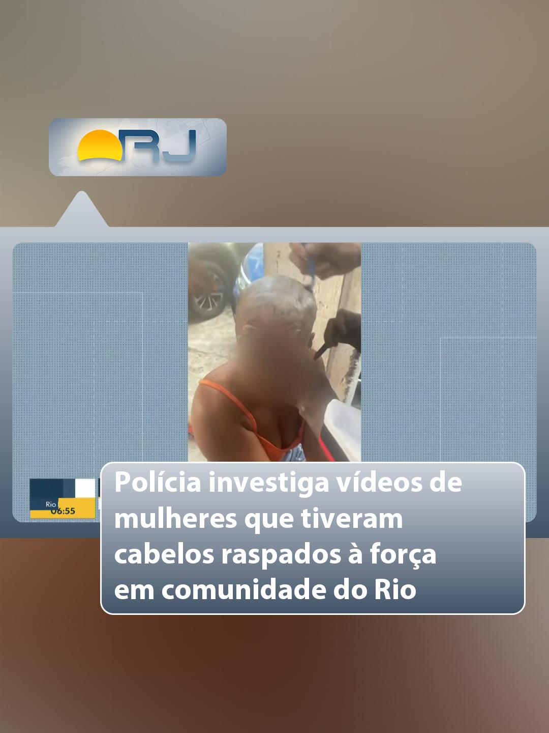 Tortura - Imagens que circularam nas redes sociais mostraram traficantes raspando o cabelo de mulheres à força na comunidade da Serrinha, na Zona Norte do Rio de Janeiro. No vídeo, é possível ver três mulheres sentadas e, ao redor delas, homens com máquinas e lâminas cortam os cabelos delas. Uma das mulheres ainda teve tampas de refrigerante coladas na cabeça depois de ter os cabelos raspados. Os criminosos dizem que as agressões ocorrem porque as mulheres pertencem a um “grupo da fofoca”. A polícia do Rio confirmou que os vídeos são recentes e afirmou que está investigando o caso no 29° DP, de Madureira. Saiba mais no #g1 #tiktoknotícias #cabeloraspado #criminosos #serrinha #riodejaneiro #zonanortedorio