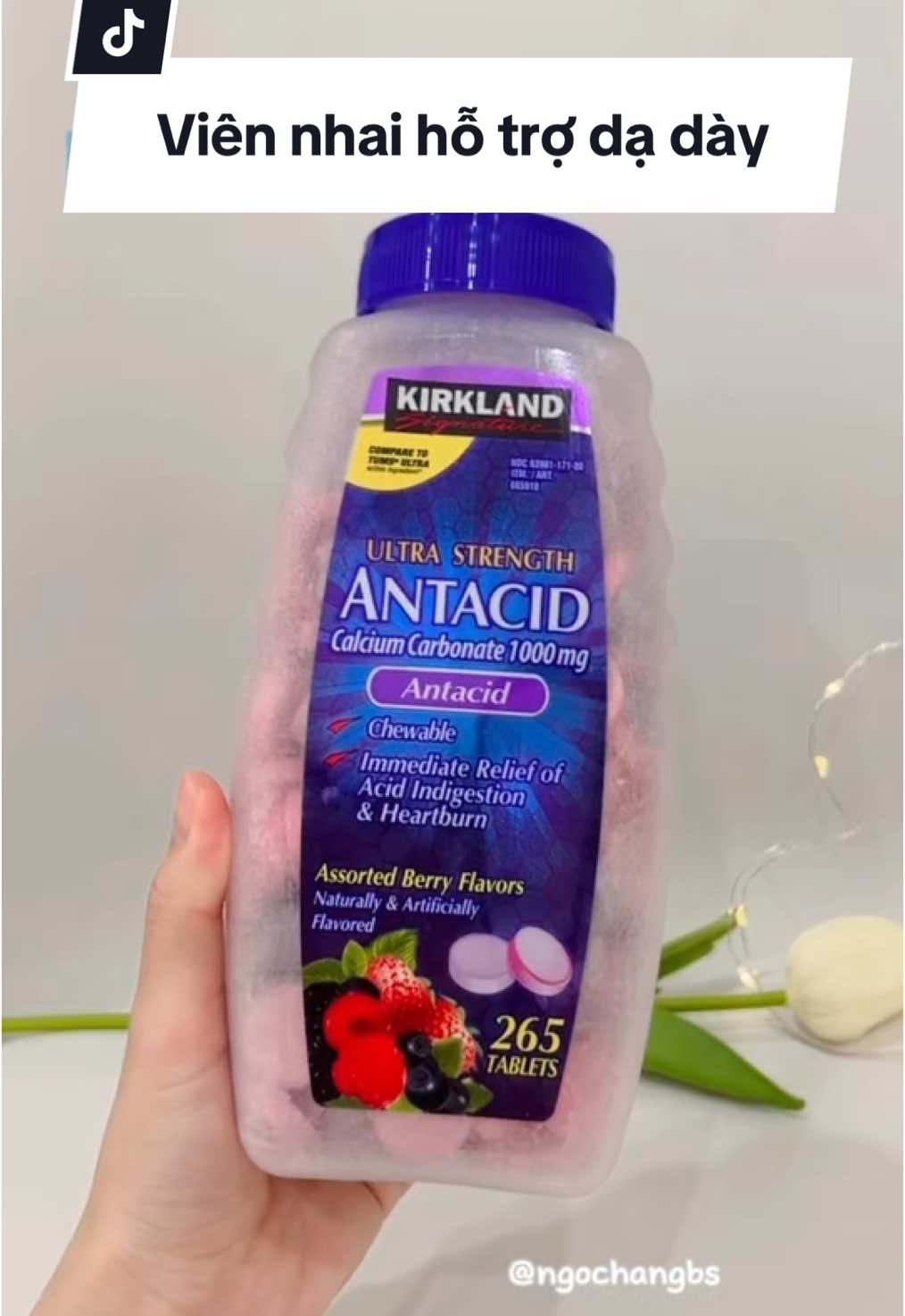 🍇🍎🍓#traonguocdaday #khotieu #antacid #kirkland #ngochangbs 