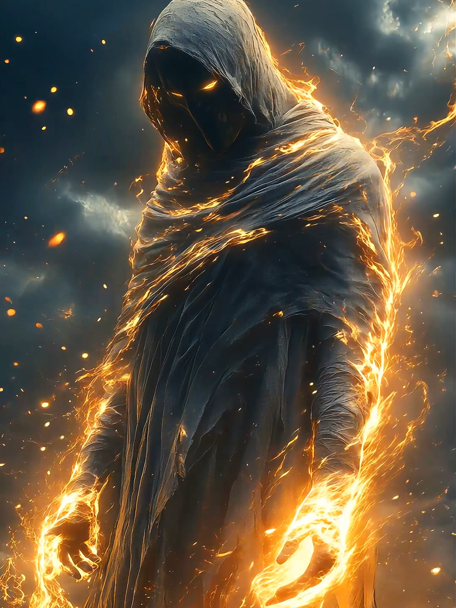 Live Wallpaper 4k :  🌌✨ Witness the mystical prowess of a masked mage in a desolate wasteland! With intense focus, the mage channels raw energy into his hands, illuminating the barren landscape with a captivating glow. Every pulse of energy crackles with ancient magic, making the desolate scene come alive with otherworldly power. 🧙‍♂️⚡️ #sorcerer #livewallpaper4k #2025 #Powerful #Epic #ai #midjourney