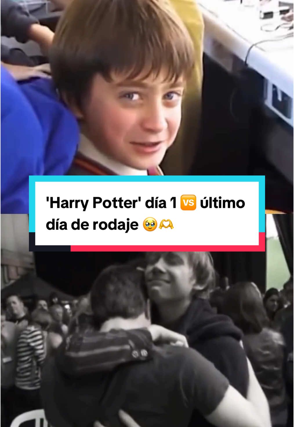 No estoy llorando, ¡tú estás llorando! 🫵 Así fueron el primer día 🆚 El último día de grabación de la saga de 'Harry Potter' con Emma Watson, Daniel Radcliffe y Rupert Grint 🥹🫶 #QueVer #Cineentiktok #PeliculasRevomendadas #HarryPotter #HermioneGranger #RonWeasley