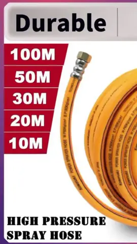 #HighPressureWasherHose High Pressure Washer Hose Carwash 8.5mm Hose 3PLY 5Layer 10M 15M 20M 30M 40M 50M