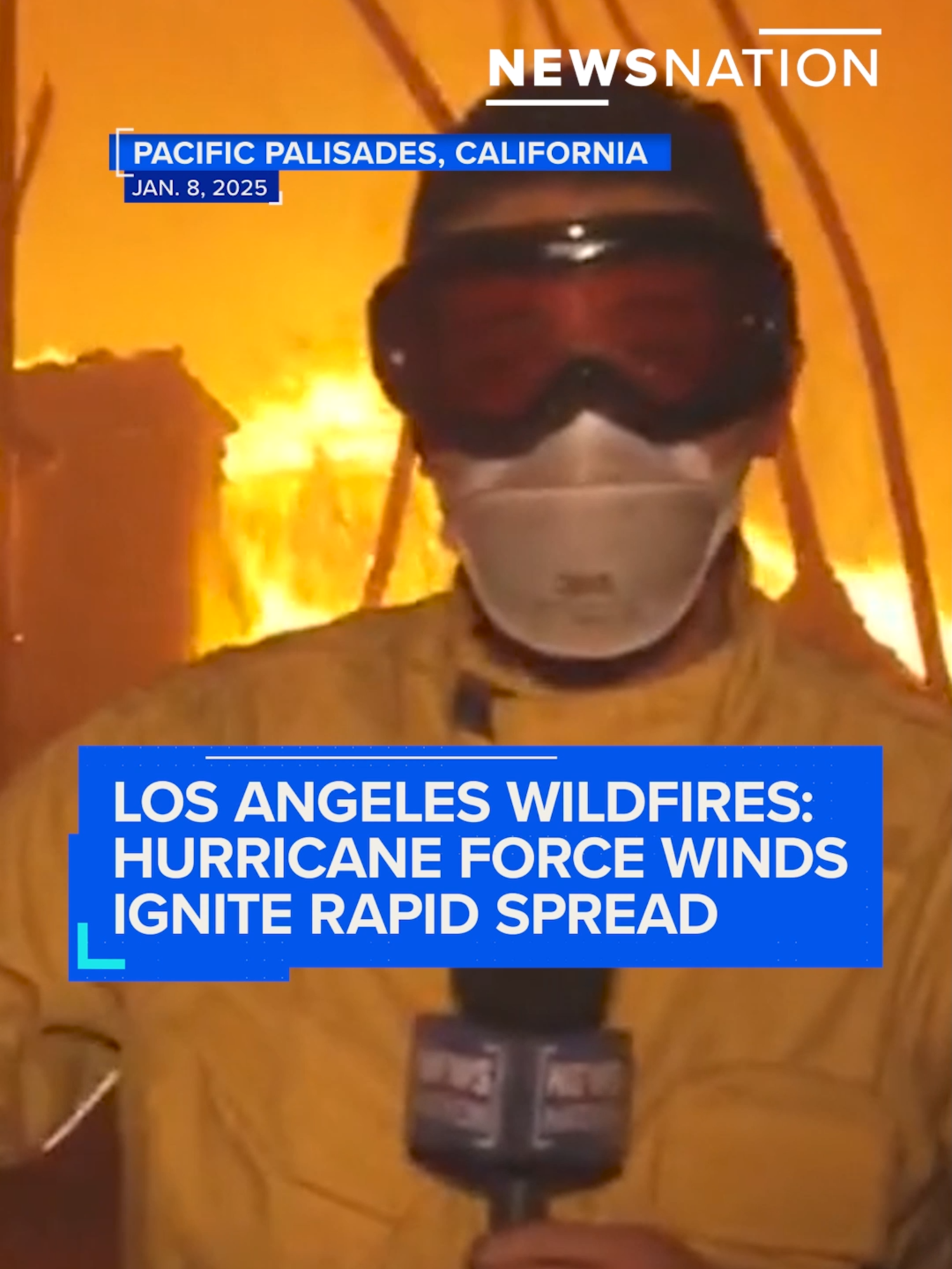 #LosAngeles #wildfire: Hurricane force #winds are rapidly moving wildfires through Los Angeles County with more than 2,900 acres impacted.   https://trib.al/qCoNPlu