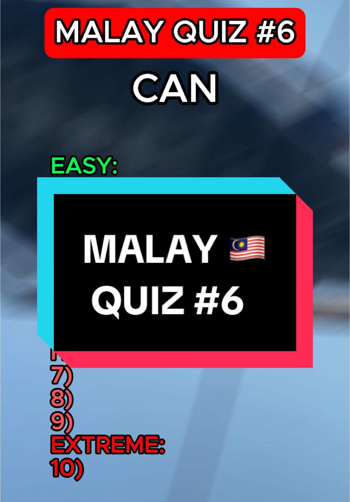 Malay quiz 6 #quiz #quizz #quizzes #malay #malaysia #tiktokmalaysia 