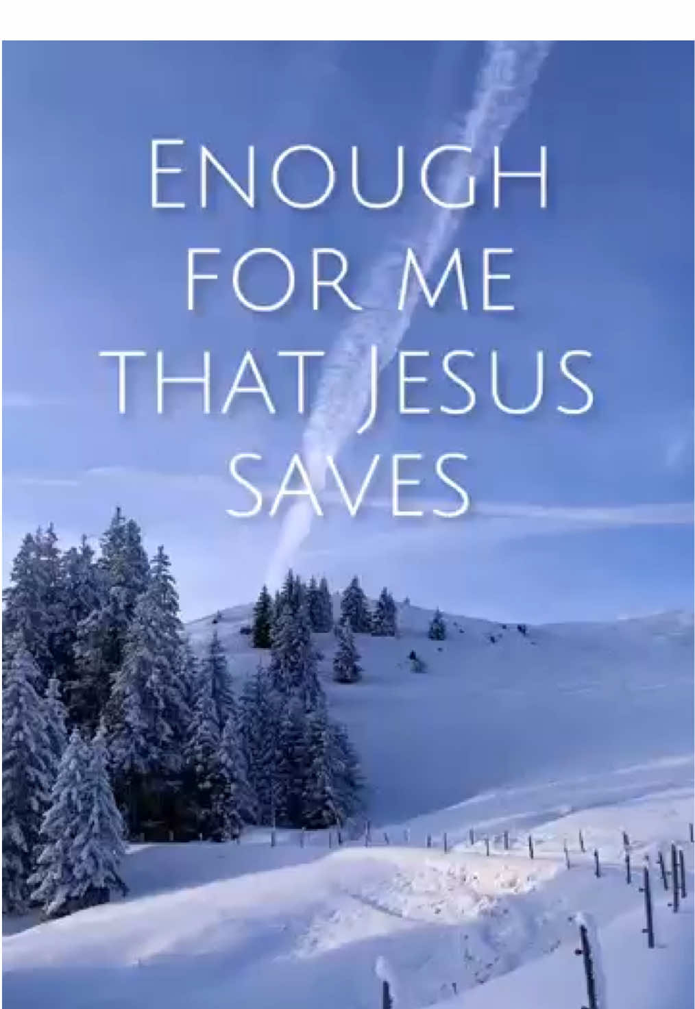 Enough for me that Jesus saves #gospel #hymn 