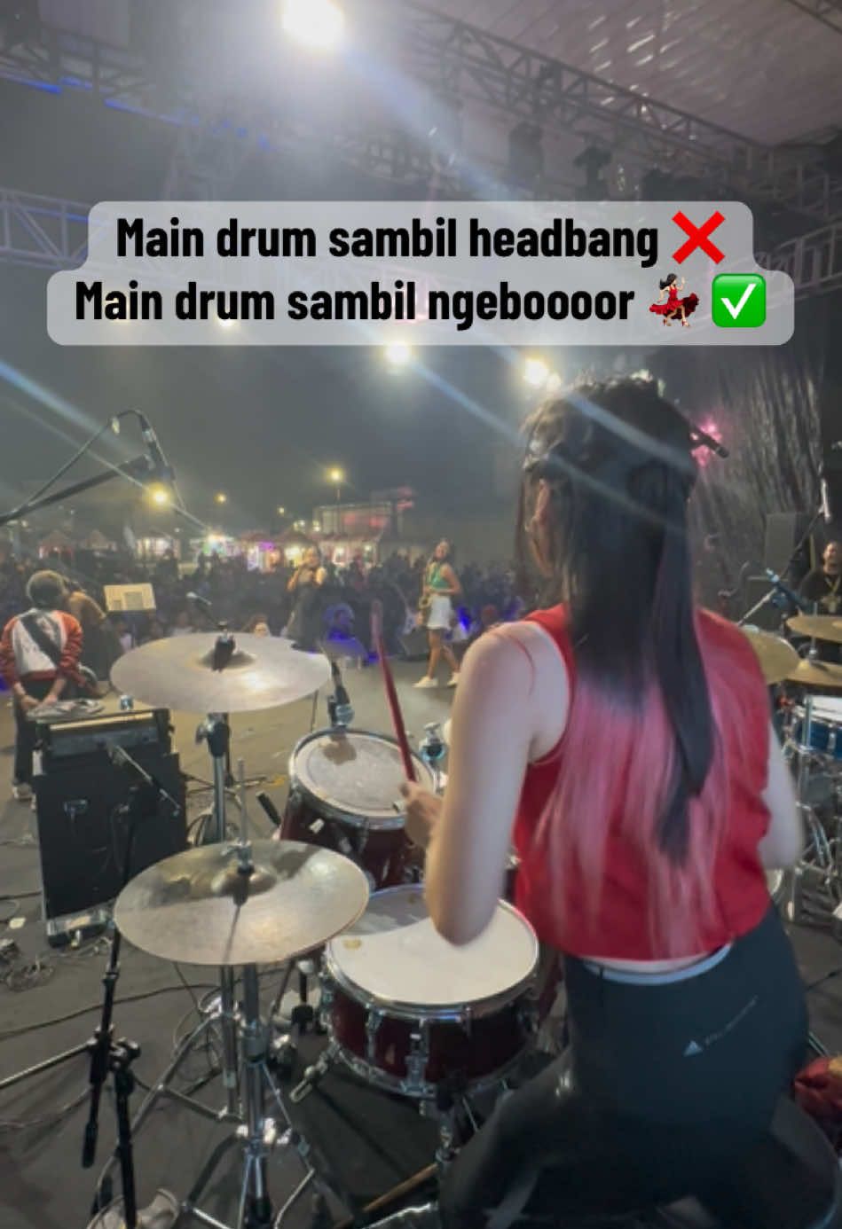 Hobaah ! 💃🏻 #ndarboygenk #koyojogjaistimewa #drumcover #drummersoftiktok #drummergirl #victoriaband #drums #drummer #ngebor #goyanginul 