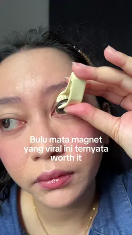 Review jujur Wosado eyelash. Menurut gue jauh bgt kualitasnya lbh bagus drpd KW nya guys.. #wosadoeyelash #reviewwosado #magneticlashes 