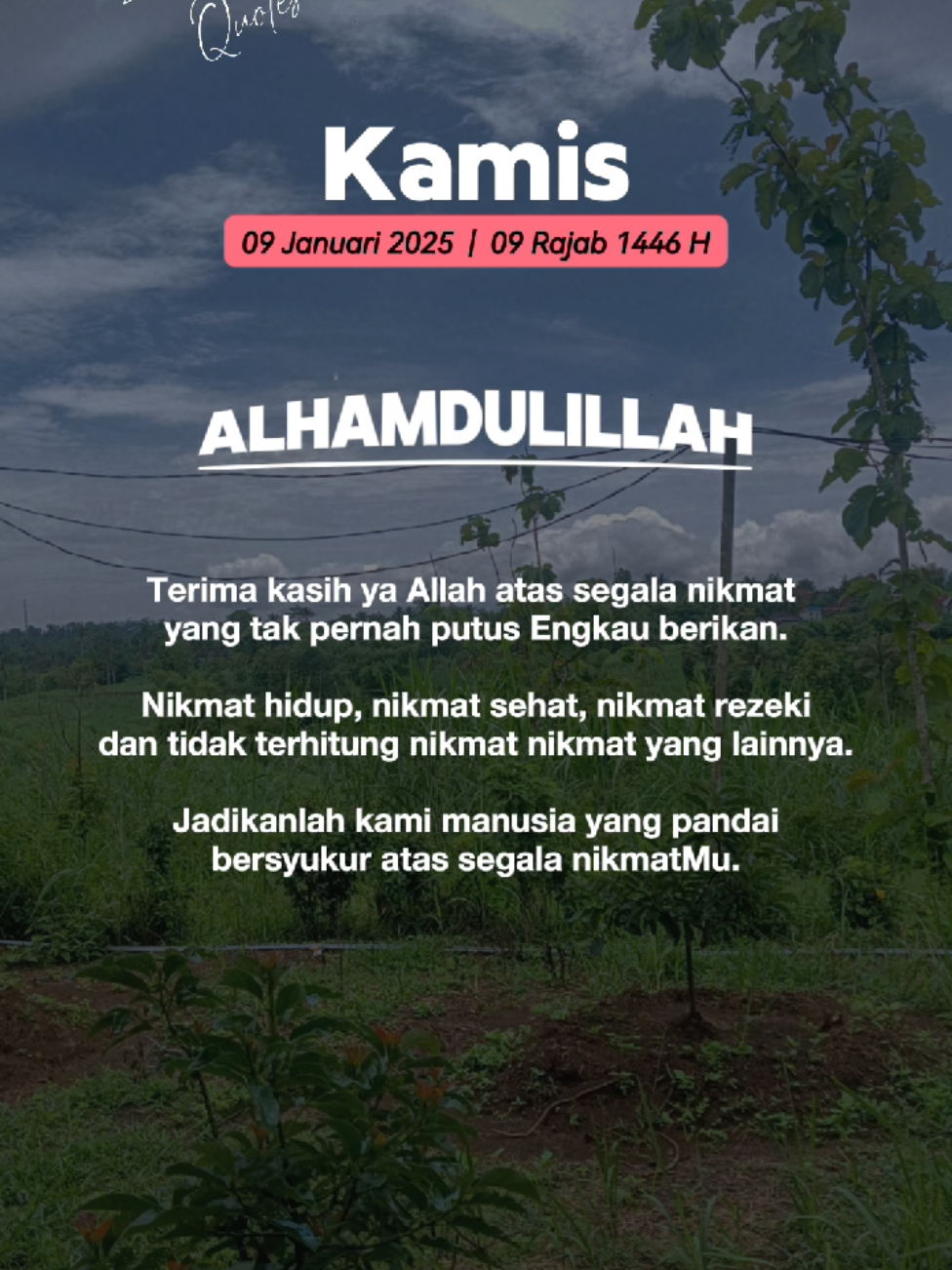 Kamis #storytime #quotesislami #storywa #kamis #januari2025 #foryou #fyp #CapCut 