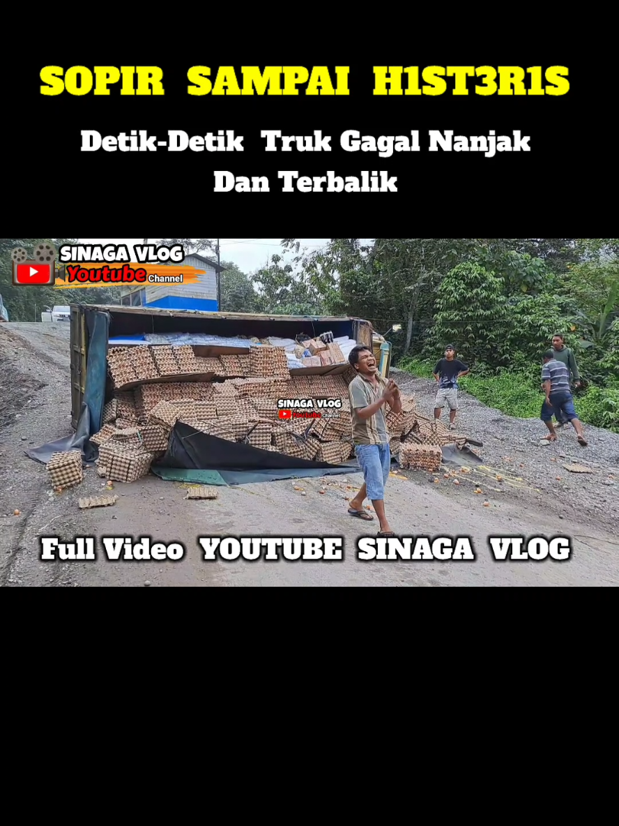 Truk Terbalik Di Batu Jomba #Truk #sopirtruck #fypage #batujomba #viralvideo 