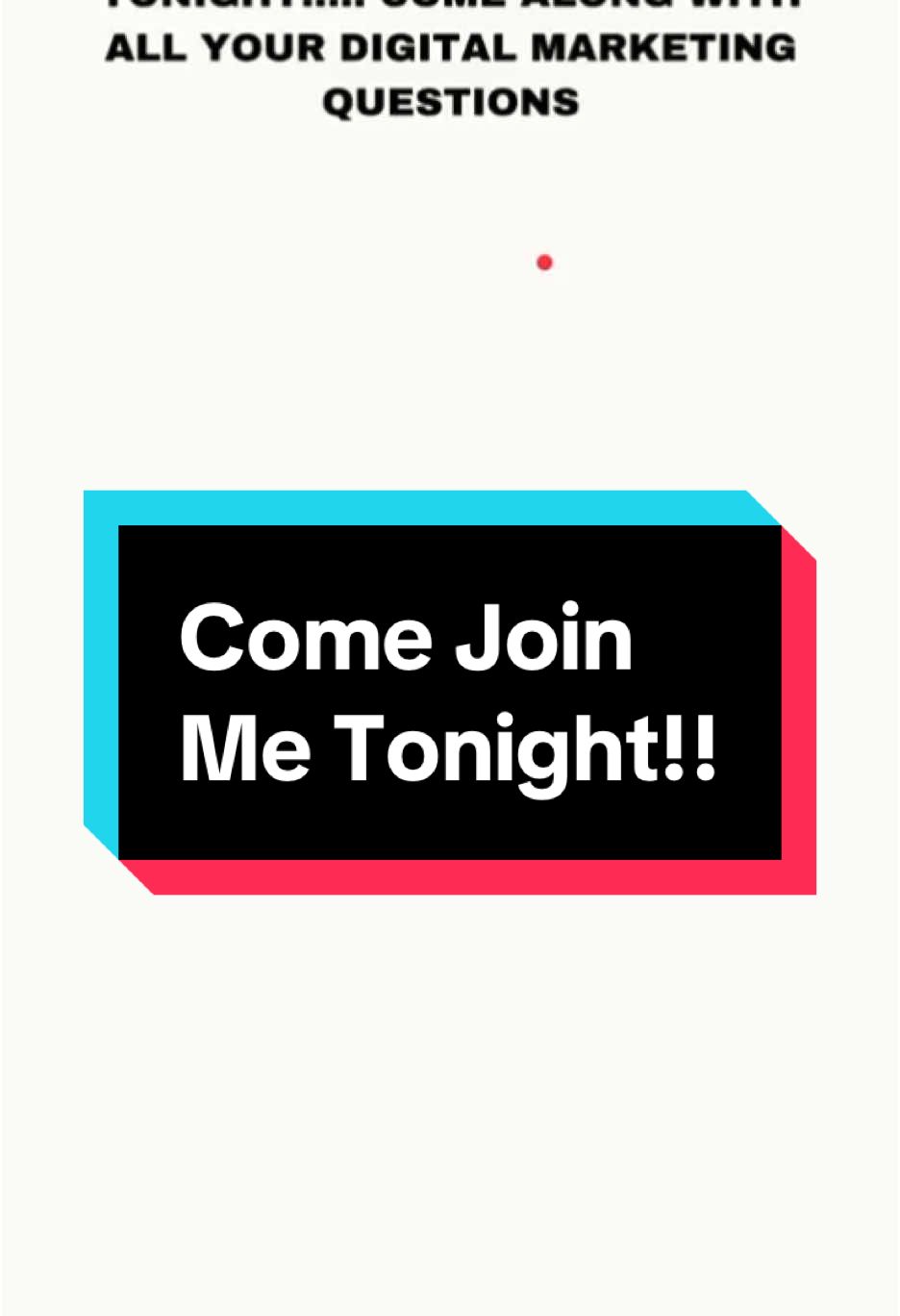 Have questions about digital marketing?  Get yourself a cuppa and pop on my live tonight at 8pm to discuss all things digital products and digital marketing #DigitalMarketing #passiveincome #OnlineIncome #makemoneyfromhome #SideHustle 