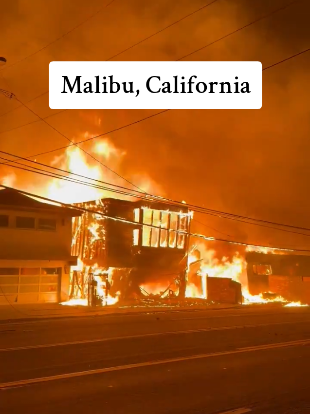 Malibu, #California #wildfire #eatonfire #palisadesfire #Pasadena #SouthernCalifornia 