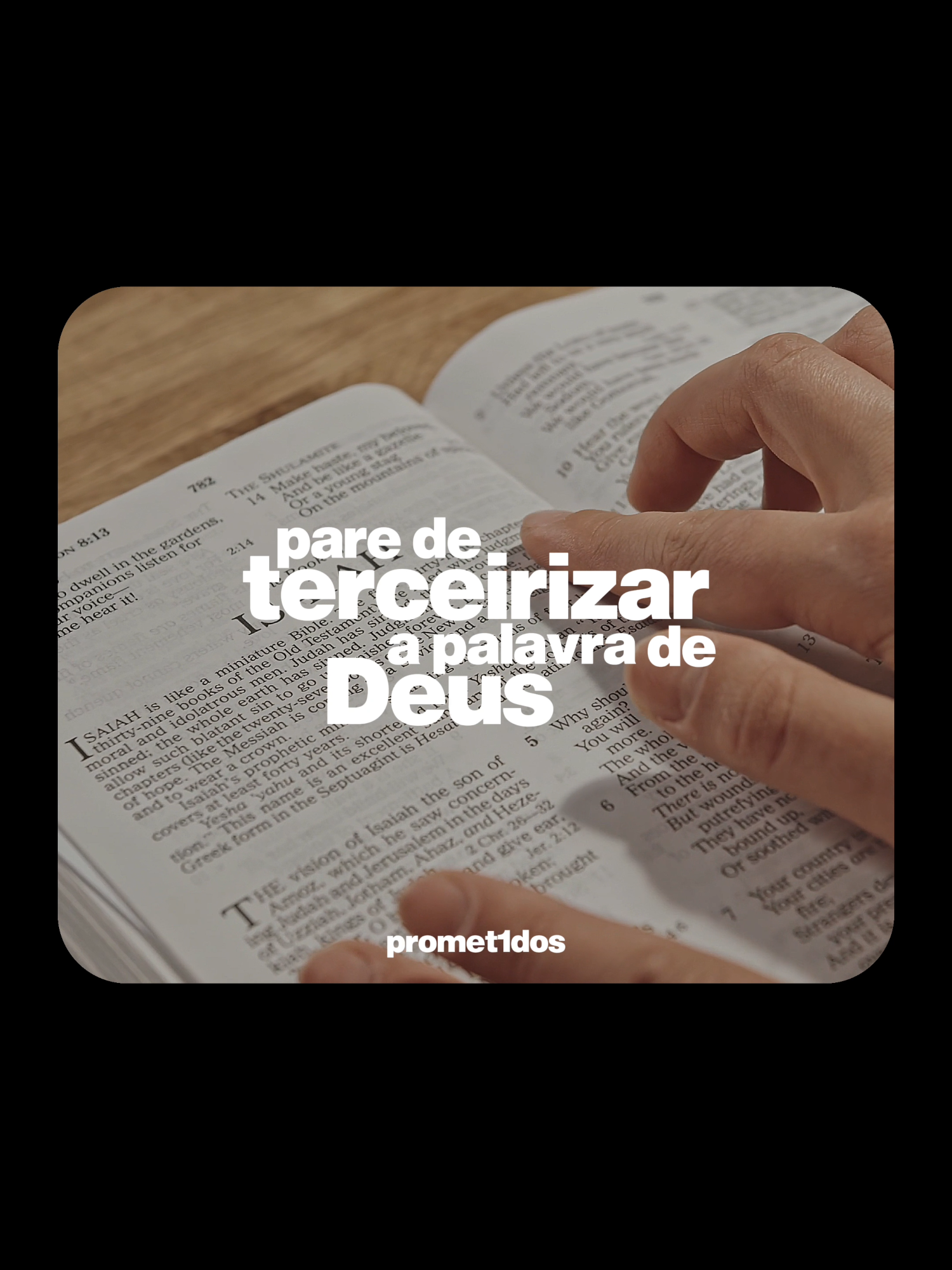 Pare de terceirizar ❤️‍🔥❤️‍🔥 #jesus #deus #fé #god #biblia #tiktokcristao #edit #promet1dos #pregação #oração #camilabarros