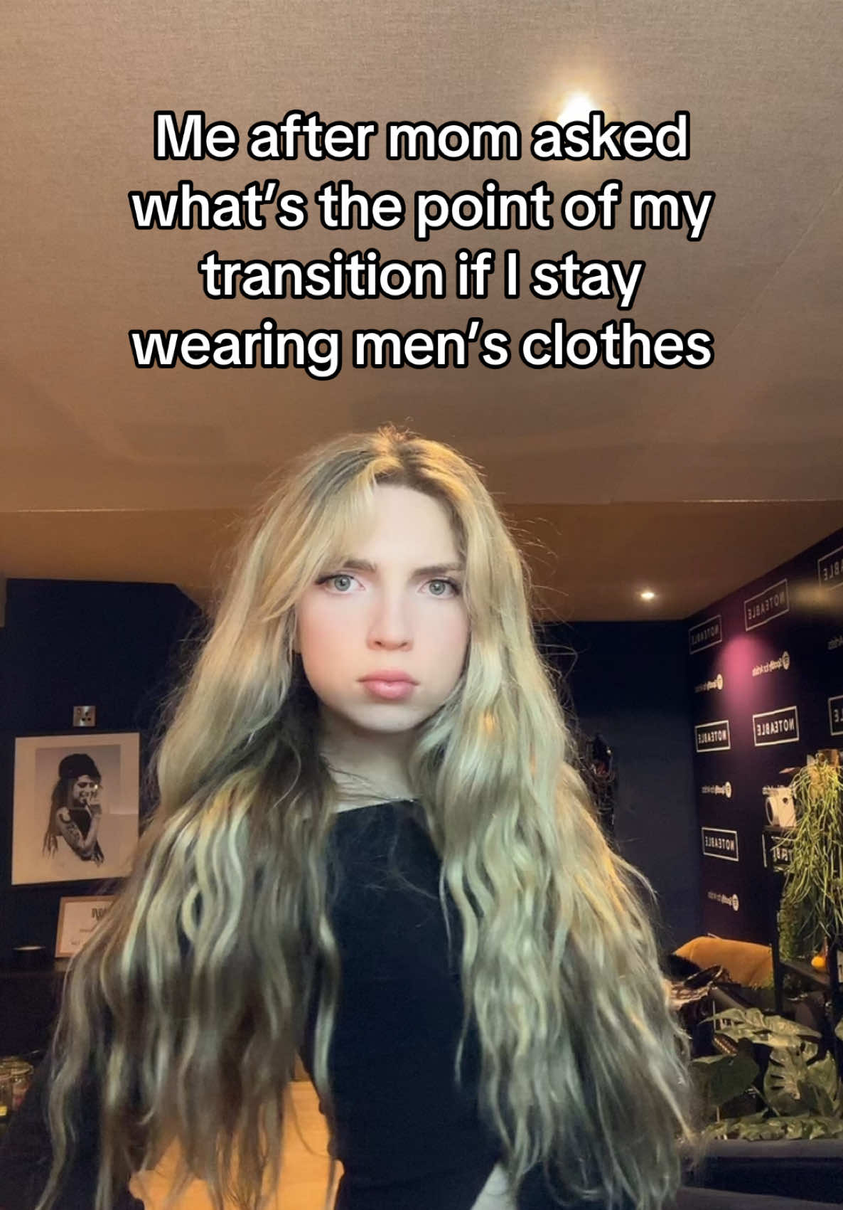 It’s comfy and fun get off my …. #transgirl #trans #transandproud 