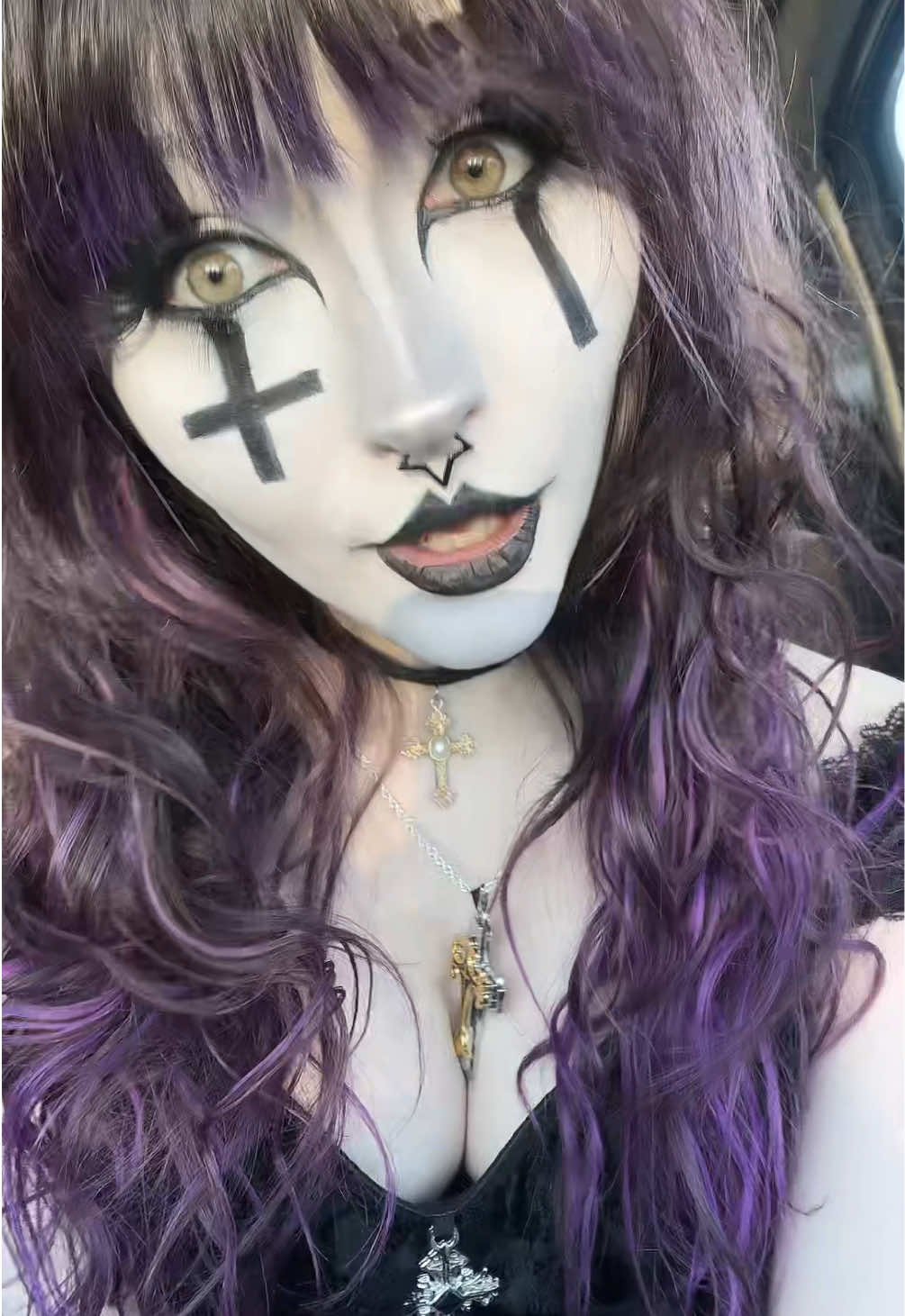 follow me on IG to see the epic pics i took yesterday 😎                       #goth #tradgoth #gothmakeup #tradgothmakeup #gothic #gothgirl #alt #alternative #elvira #elviramistressofthedark #fypシ 