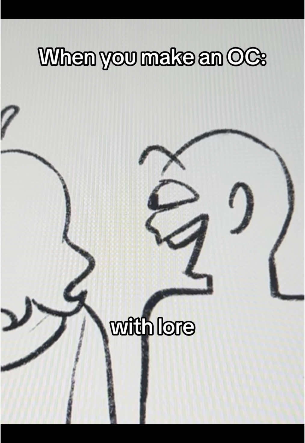 Bouta ruin this whole characters childhood with the flick of a pen. #digtalart #art #fyp #relatable 