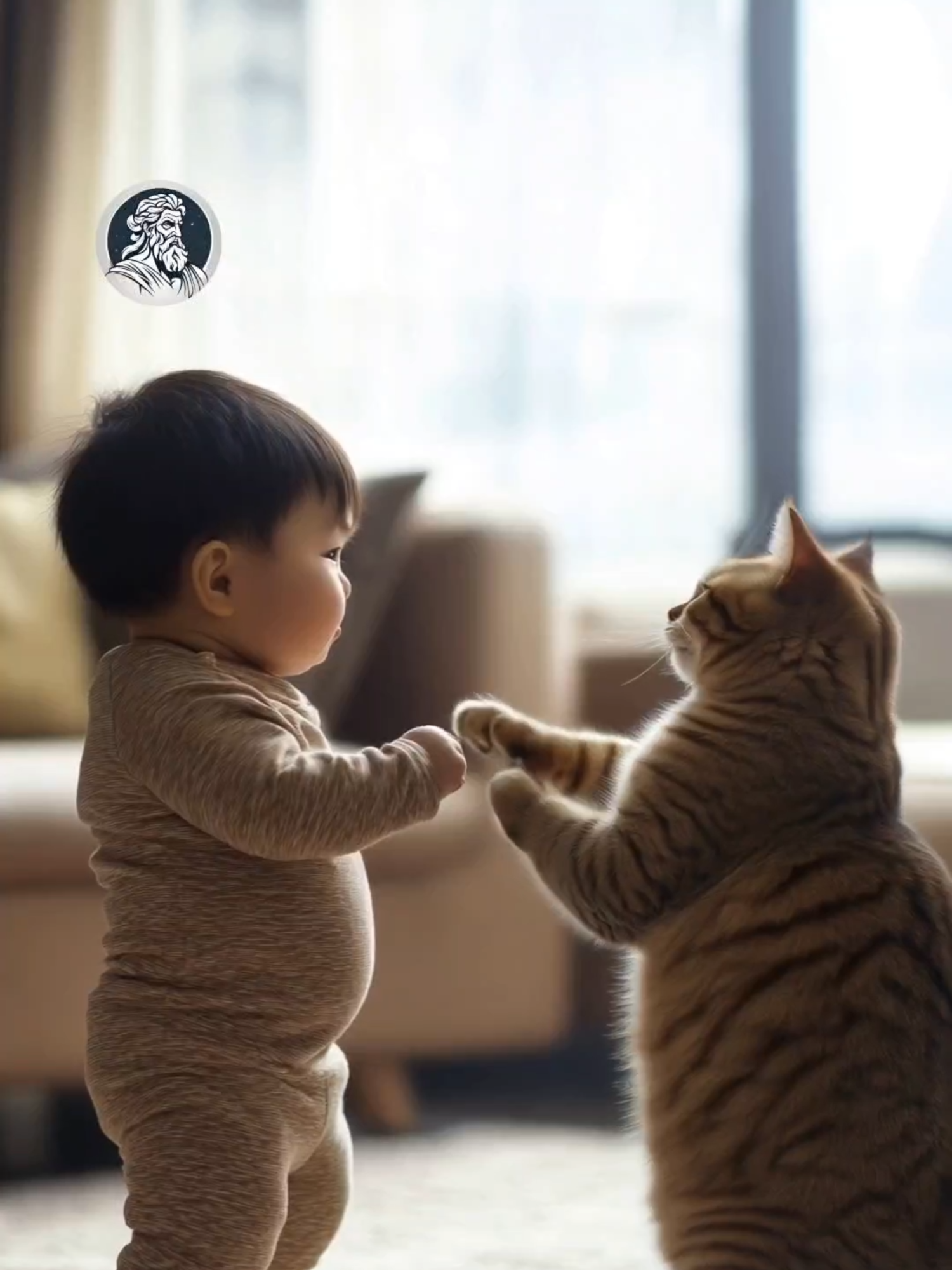 THE UNEXPECTED ENCOUNTER: BABY VS. CAT #fyp #ai #funny #epicbattle #edit #war #warriors #cinematic #films #survival #humanity #battle #farm #farming #farmlife #baby #cat