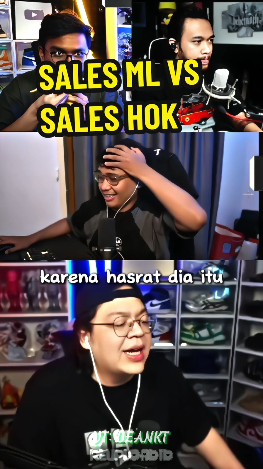 SALES ML VS SALES HOK 🤣 DI PERSATUKANNYA DI PUBG 🤣 #fypシ #deankt #set1awanade #madarahadian #gakguavaaagakrame 