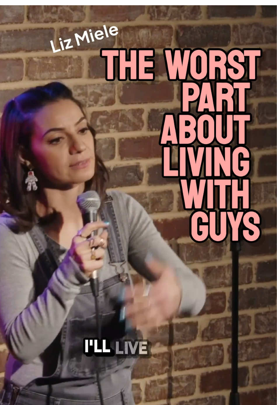 The worst part about living with guys. Joke From my special The Ghost of Academic Future free on my YouTube channel. • headlining this weekend at the DC Comedy Loft in DC Jan 9-11 • tix at lizmiele.com #roommates #baking #cookie #datingadvice 