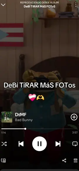 Mi #Spotify  🫶 Cuéntenme, qué les ha parecido el nuevo álbum de #badbunny? #parati #viral #dtmf #fyp #farandula 