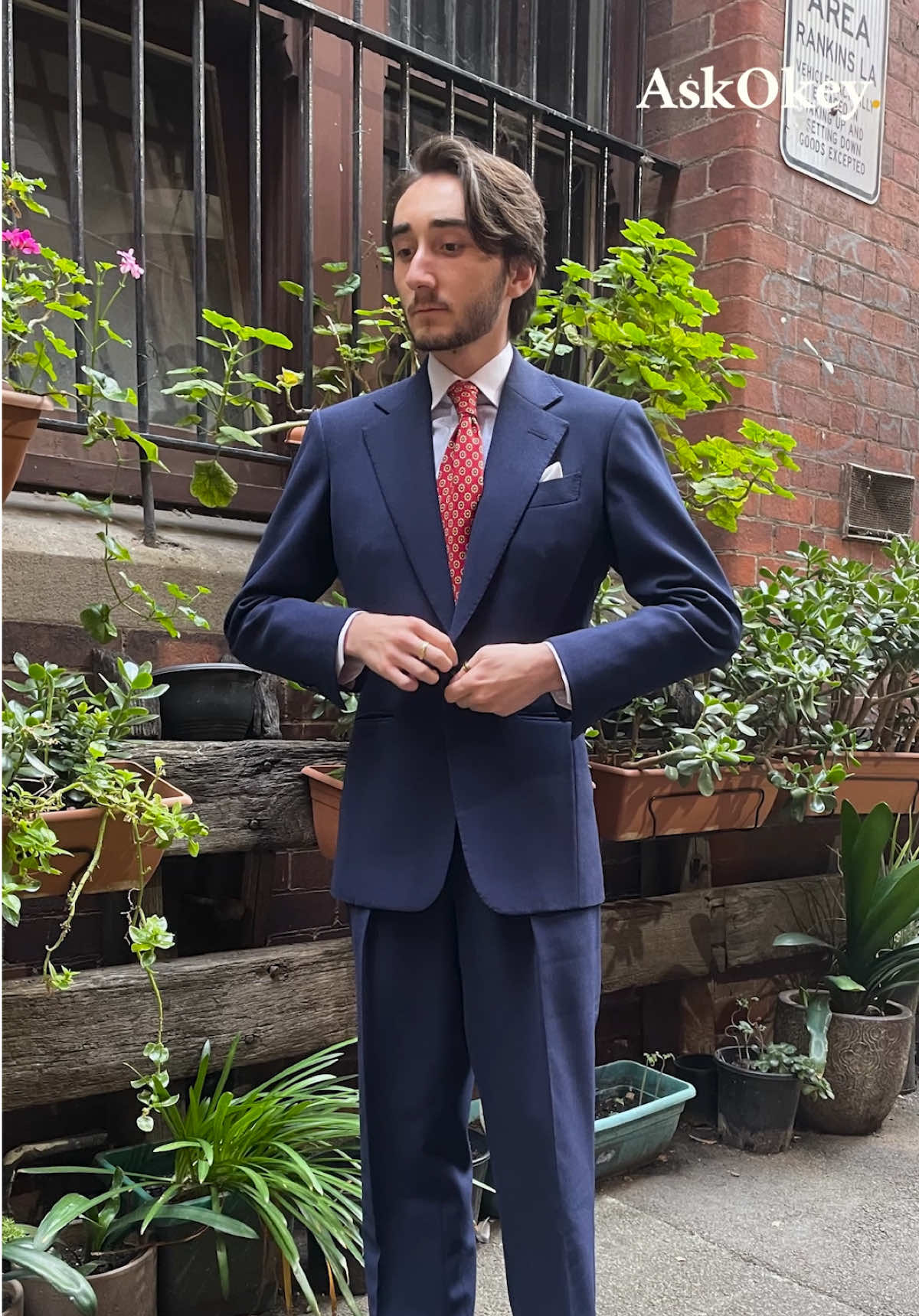 Tim is fully decked out in an AskOkey navy suit. Digital Bespoke Shop: www.AskOkey.com/shop For Inquiries: style@askokey.com Color Guide: Download @colorgenie.app on App Store and Google Play Store or directly on the website https://colorgenie.app #askokeyig #bespoke #kingofdrape #drapeking #drapecut #classicdrape #drapesuit #bespokesuit #classicdress #classicmanstyle #menswear #mensfashion #mensstyle #2024