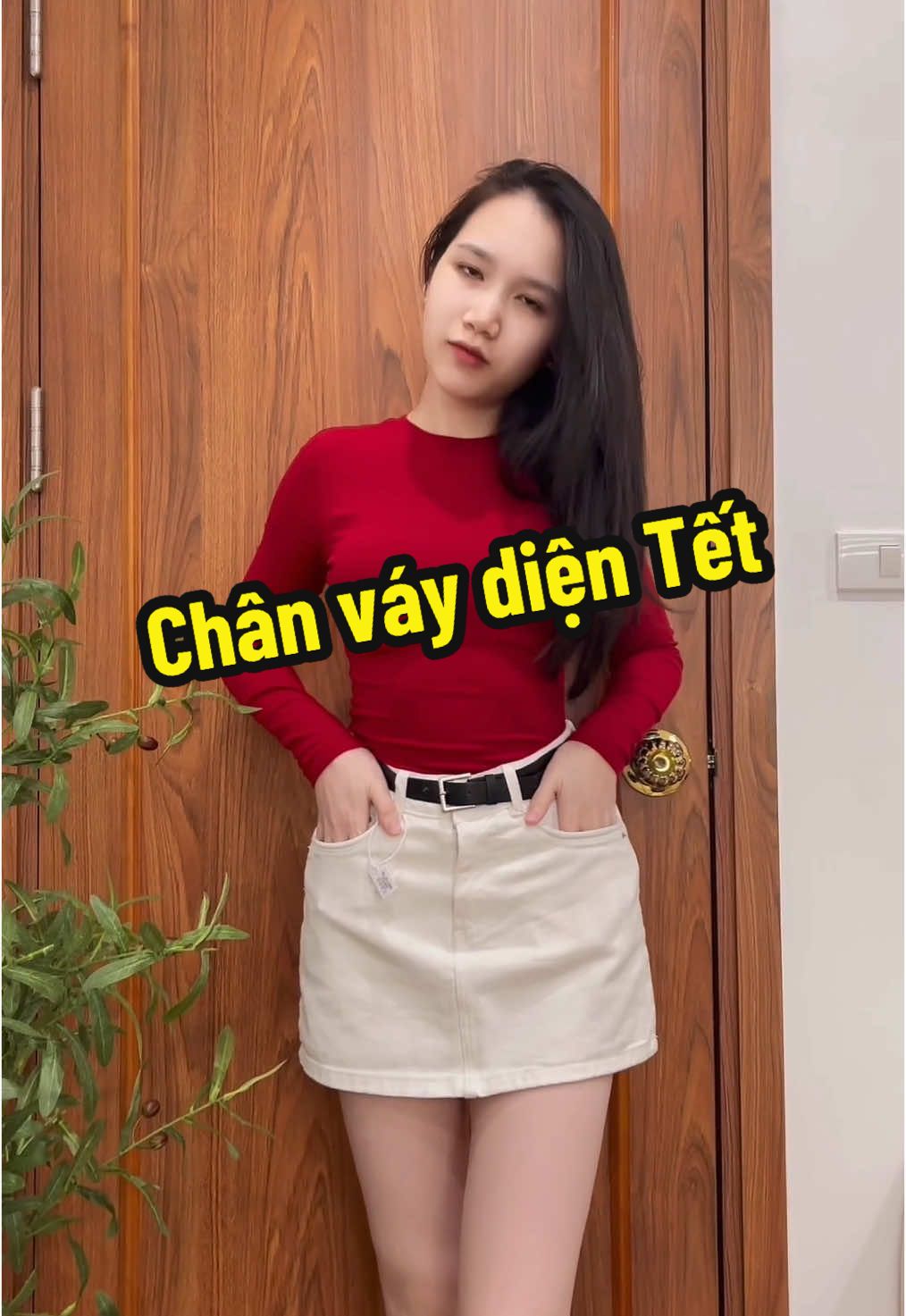 Bà nào không thích quần thì cứ vây mà quất nha xinh lắm #chanvay #chanvayjean #chanvaytron #chanvaychua 