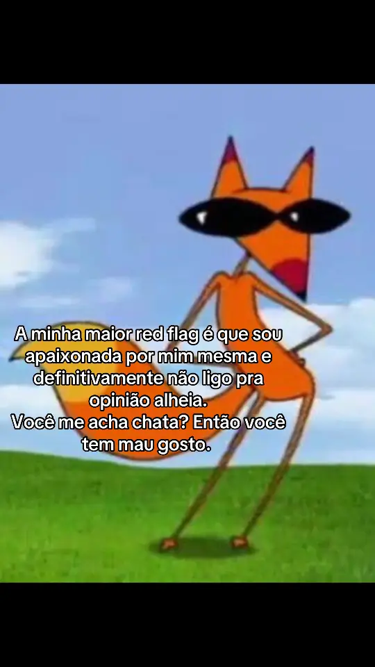 Eu tô amando essa raposa de óculos 