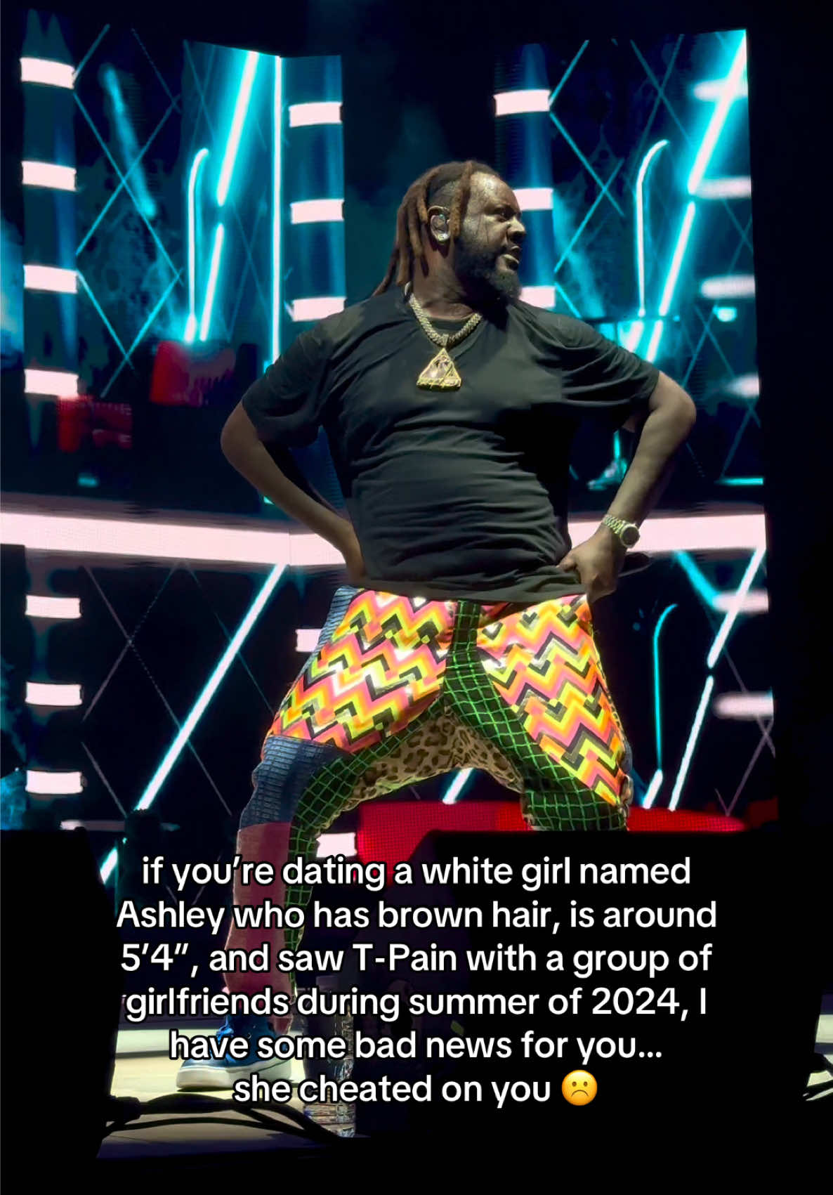 I have bad news for someone whose girlfriend is a T-Pain fan… @T-Pain  #tpain #mansioninwiscansin #mansioninwiscansinparty #tpainconcert #tpainchallenge #tpainconcert2024 #tpainupdown #tpainbuyyouadrank #cheatersgettingcaught #cheater #cheaters 