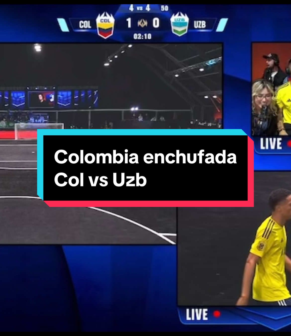 Colombia enchufada ya gana! ##colombia #juanguarnizo #kingsleague #jamesrodriguez #kingsworldcupnations #cuartosdefinal #fyp #sigueme #parati #flypシ #datakings #datakings10 #mundial 