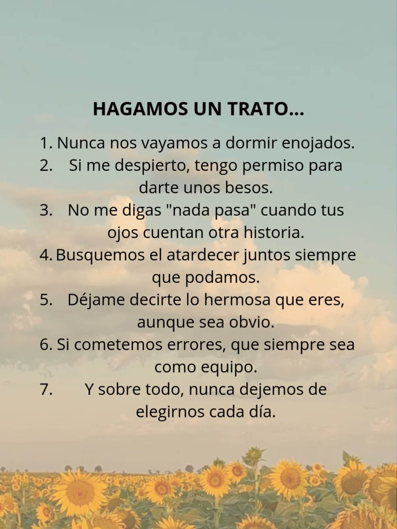 ❤️Que este trato sea un recordatorio diario de cuidar y fortalecer tu relación. #amor##amor#conexion#comunicaciónpareja#parejas#comunicaciónefectiva#amore#loveyou#teamo#rutina#relacionestoxicas#problemasdepareja#esposos#padres#problemasdematrimonios#divorcio#FuerzaDelAmor#música#y