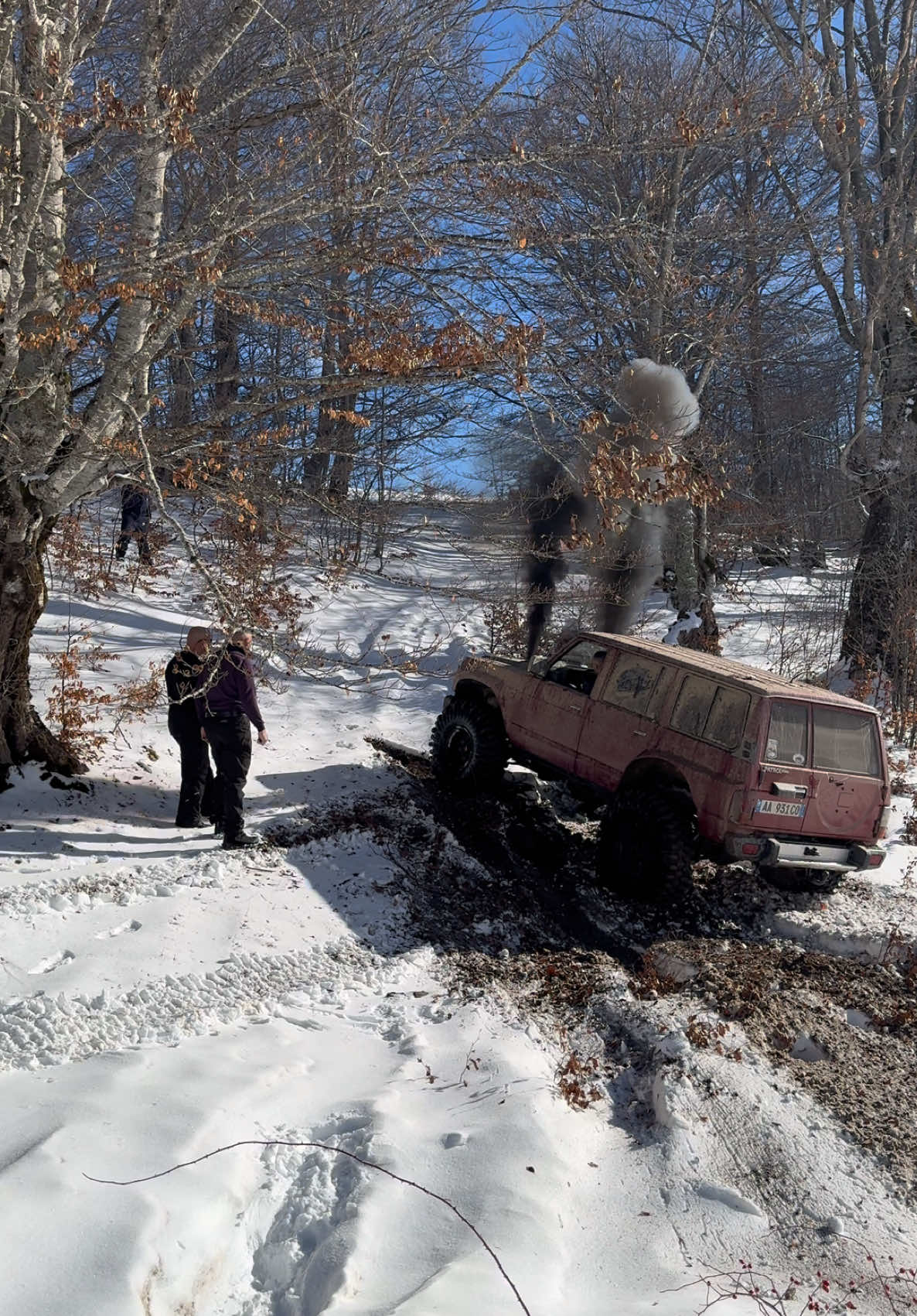 #nissanpatrol#v10#tdi#fullpower💥💪🏾#extremesports#wintervibes#nature#extreme#extremeoffroaddrenica#offroad#4x4#biturbo#v10engine#snow 