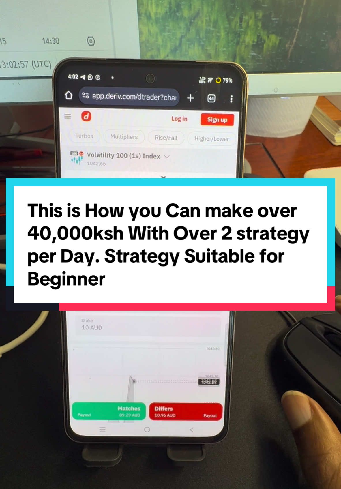 Learn this new over 2 strategy! The entry point of it the greenbar which is digit 4. Also note that digit 0 and 9 should be more than 10 percent. #overunder #2025 