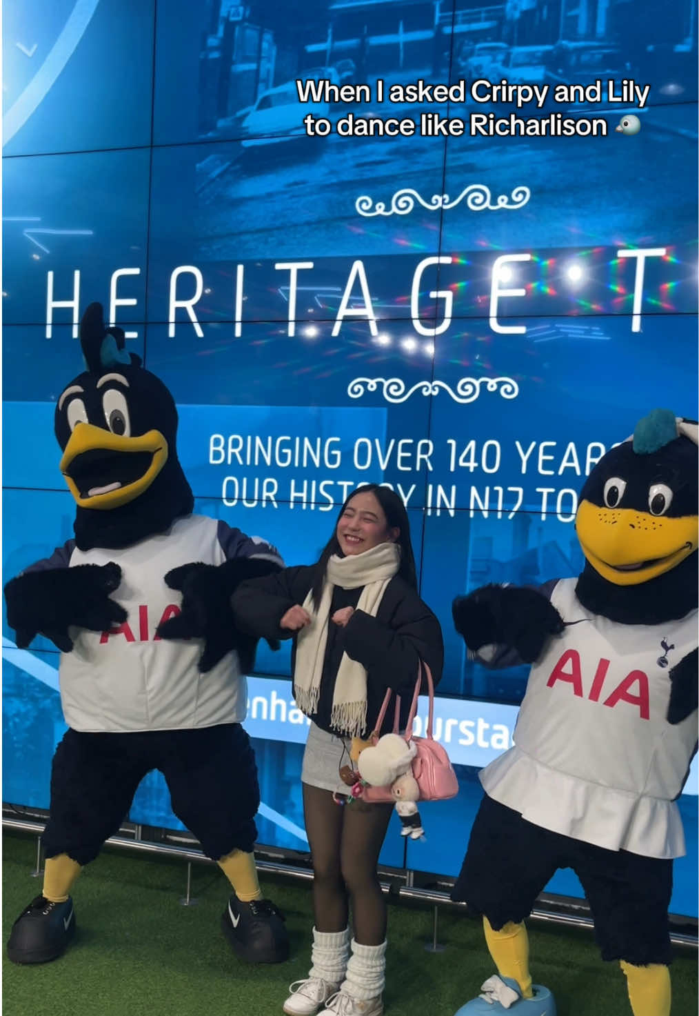 When I asked Crirpy and Lily to dance like Richarlison 🐦 pru pru pru @spursofficial @Richarlison Andrade #โบนัสที่เชียร์สเปอร์ส #เจ้าหญิงท็อตแน่ม #tottenhamhospur #tottenham #spurs #coys #ท็อตแน่มฮ็อทสเปอร์ #สเปอร์ส #tottenhamhotspurstadium #richarlison 