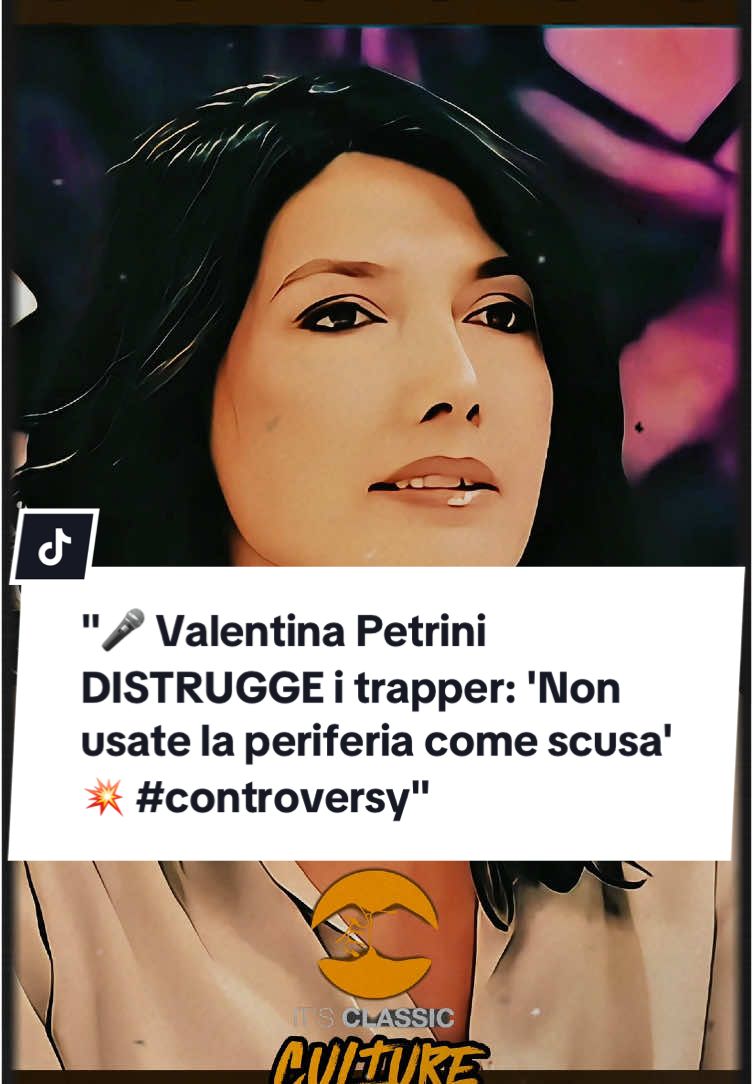 Valentina Petrini, dalla periferia di Taranto 📍, spezza il silenzio sulla trap 🎵 La giornalista attacca Sayanbull e Pa Pa sui loro testi: 'Basta usare la periferia come brand' 🗣️ La vera periferia insegna diritti, rispetto e valore del lavoro, non volgarità! 💪 #trap #rapitaliano #periferia #opinioni #controversia #critica #perte #testi  