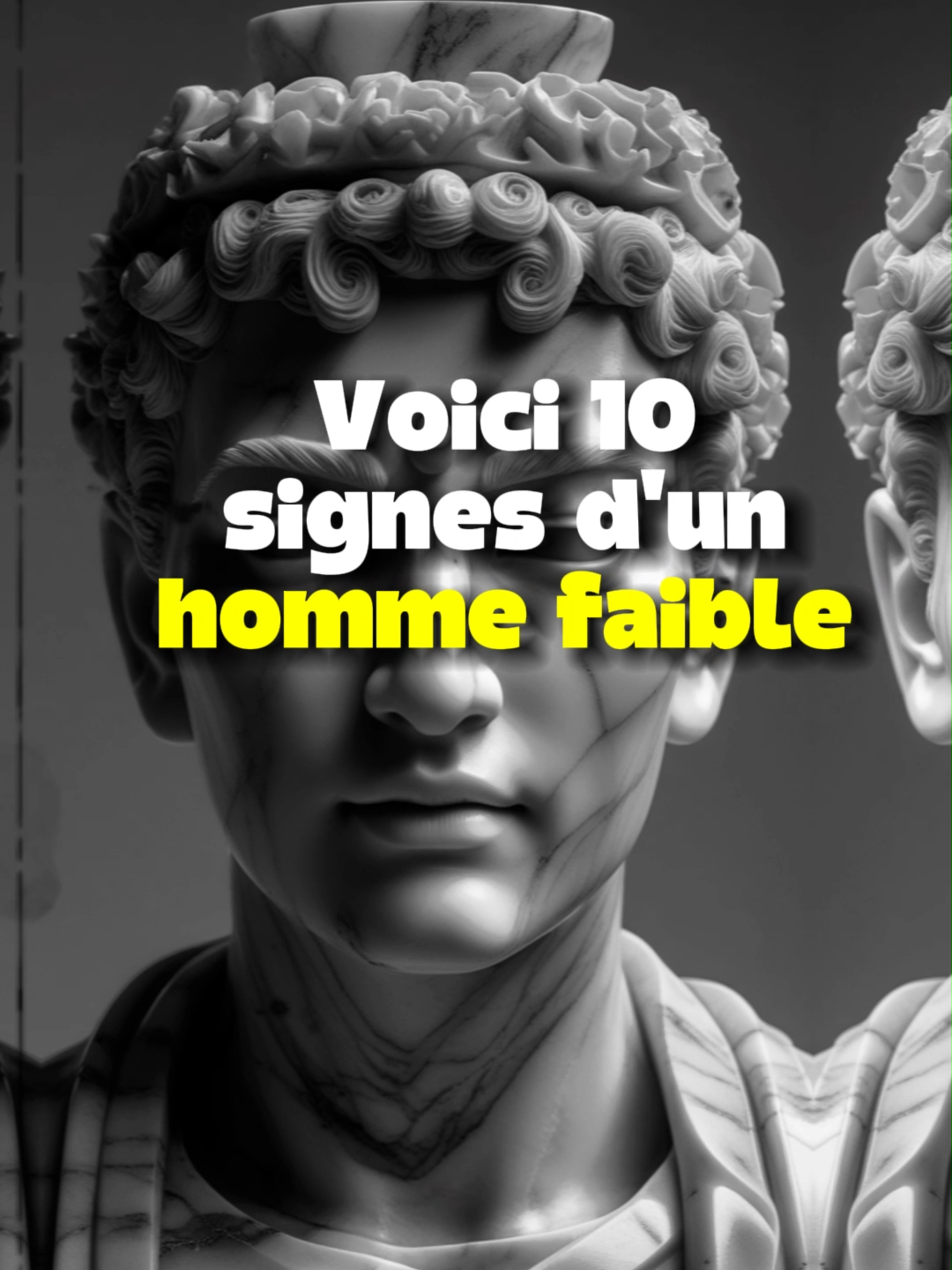 V oici 10 signes d’un homme faible selon le stoicisme!!!  Quels sont les comportements qui reflètent un manque de force intérieure selon les principes stoïciens ? Dans cette vidéo, découvrez 10 signes d’un homme faible à travers le prisme de la philosophie stoïcienne. Ces réflexions intemporelles, inspirées de penseurs comme Marc Aurèle, Épictète et Sénèque, vous aideront à identifier ces faiblesses et à les transformer en force. 💪 Le stoïcisme n’est pas juste une philosophie, c’est un guide pour une vie meilleure. Apprenez à cultiver la sagesse, la résilience et le courage en affrontant vos limites et en développant une mentalité plus forte. 🎯 Regardez jusqu’à la fin pour découvrir des leçons puissantes et des astuces pour devenir la meilleure version de vous-même. Abonnez-vous pour explorer davantage cette philosophie qui peut transformer votre vision du monde et de vous-même ! #Stoïcisme #PhilosophieDeVie #HommeFort #ConfianceEnSoi #Motivation #DéveloppementPersonnel #MentalitéPositive #Sagesse #ForceIntérieure #ChangementDeVie #VieSignificative #Succès #ForceMentale #ConseilsStoïciens #HommeAlpha #Réflexion #TikTokFrance #France #Philosophie #PrendreSaVieEnMain