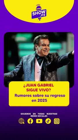 🎉 ¡JUAN GABRIEL SIGUE VIVO! 🎉 ¿Será posible que el Divo de Juárez haya fingido su muerte? En su 75º cumpleaños, las versiones sobre su supuesta reaparición en 2025 se reavivan. 😱🔥 🧐 Testimonios sorprendentes y teorías que apuntan a que Juan Gabriel sigue con vida nos mantienen en suspenso. ¿Qué opinas? ¿Está vivo o es solo un mito? 💬 ¡No te pierdas los detalles y cuéntanos qué piensas! 👇 #JuanGabriel #DivoDeJuarez #Misterio #ElDivoVive #Leyenda #Espectáculo #Teoría