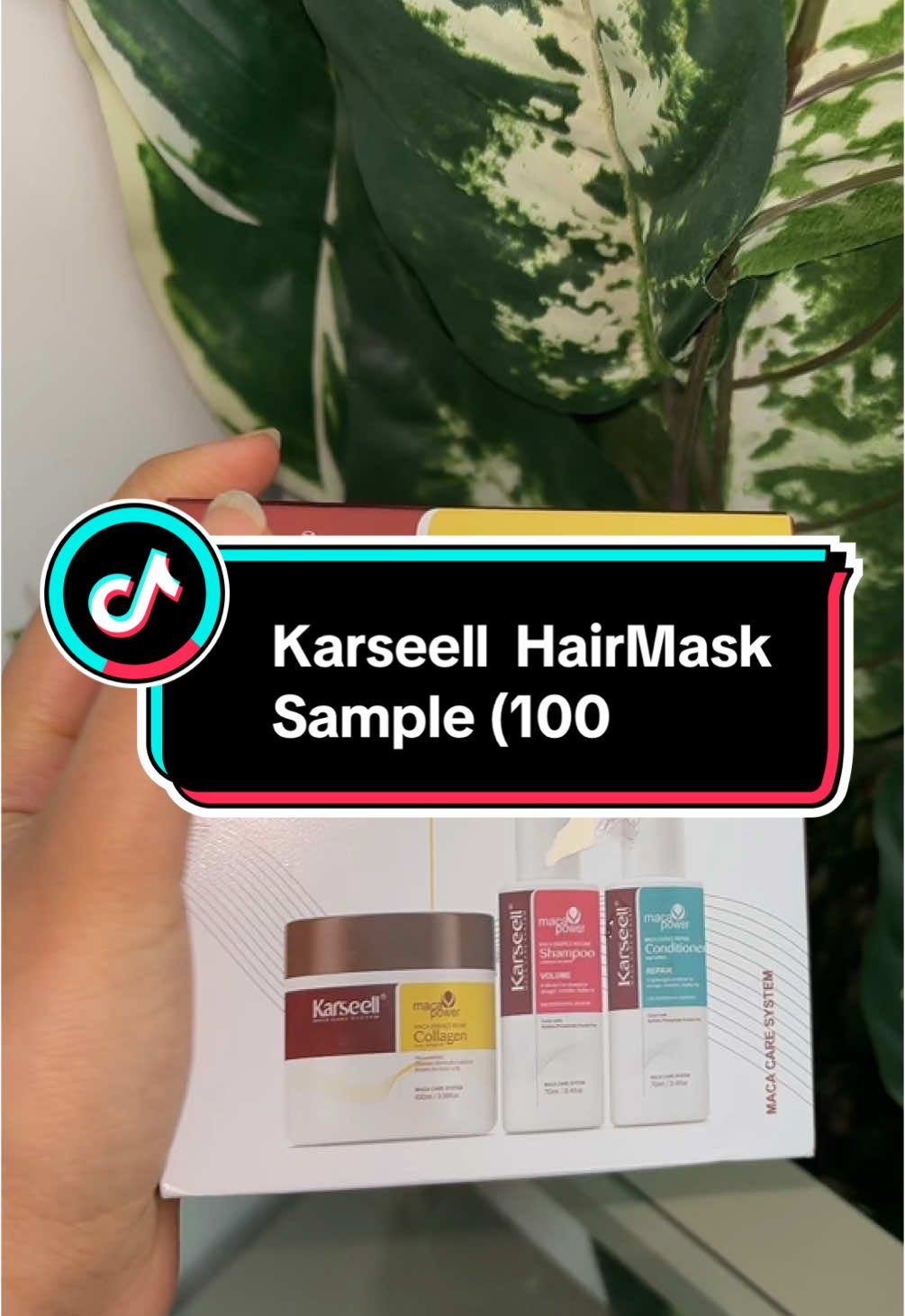 Karseell  HairMask Sample (100 #karseellcollagen #travelsize #tiktokshopfinds #TikTokShop #fypage #giftideas #foryourpage #collagen #hairmask #fypage 