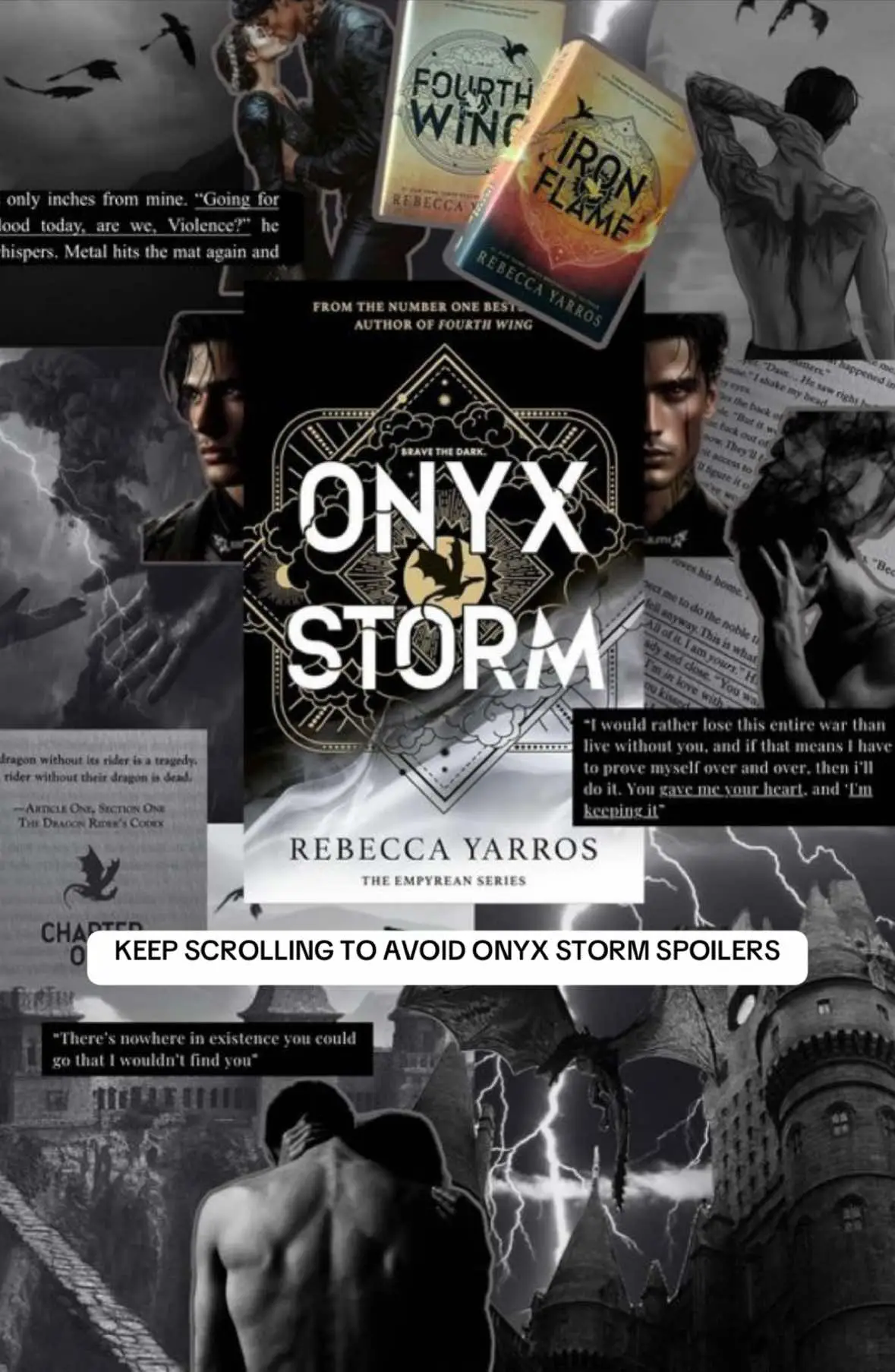 This book is going to wreck me. We are not prepared. #BookTok #booktokreader #fourthwingrebeccayarros #fourthwing #ironflame #onyxstorm #onyxstormcountdown #xadenriorson #booktokbestie  