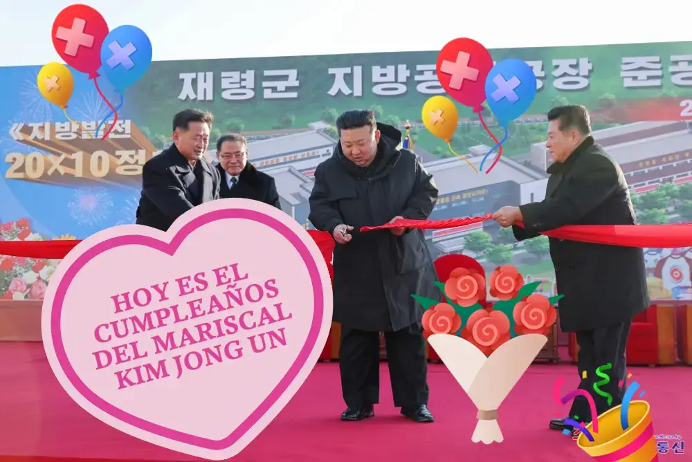 El 8 de Enero nació el Secretario general del Partido del Trabajo de Corea y presidente de asuntos estatales de la Republica Popular Democrática de Corea. Para celebrarlo con alegria se ha inaugurado una fabrica nueva✊✊ FELICIDADES CAMARADA✊✊🇰🇵🇰🇵🇰🇵❤️❤️❤️❤️🔥🔥🔥🔥🇰🇵🇰🇵🔥🇰🇵🔥🇰🇵🎉🎉🎉🎉🎊🎉🎊🎉🎊🎉🎊🎉🎊🎉🎊🎉🎊🎉🎉✊🇰🇵🇰🇵🇰🇵🇰🇵 #corea #coreadelnorte #northkorea #korea #kimjongun #birthday #happy #dprk 