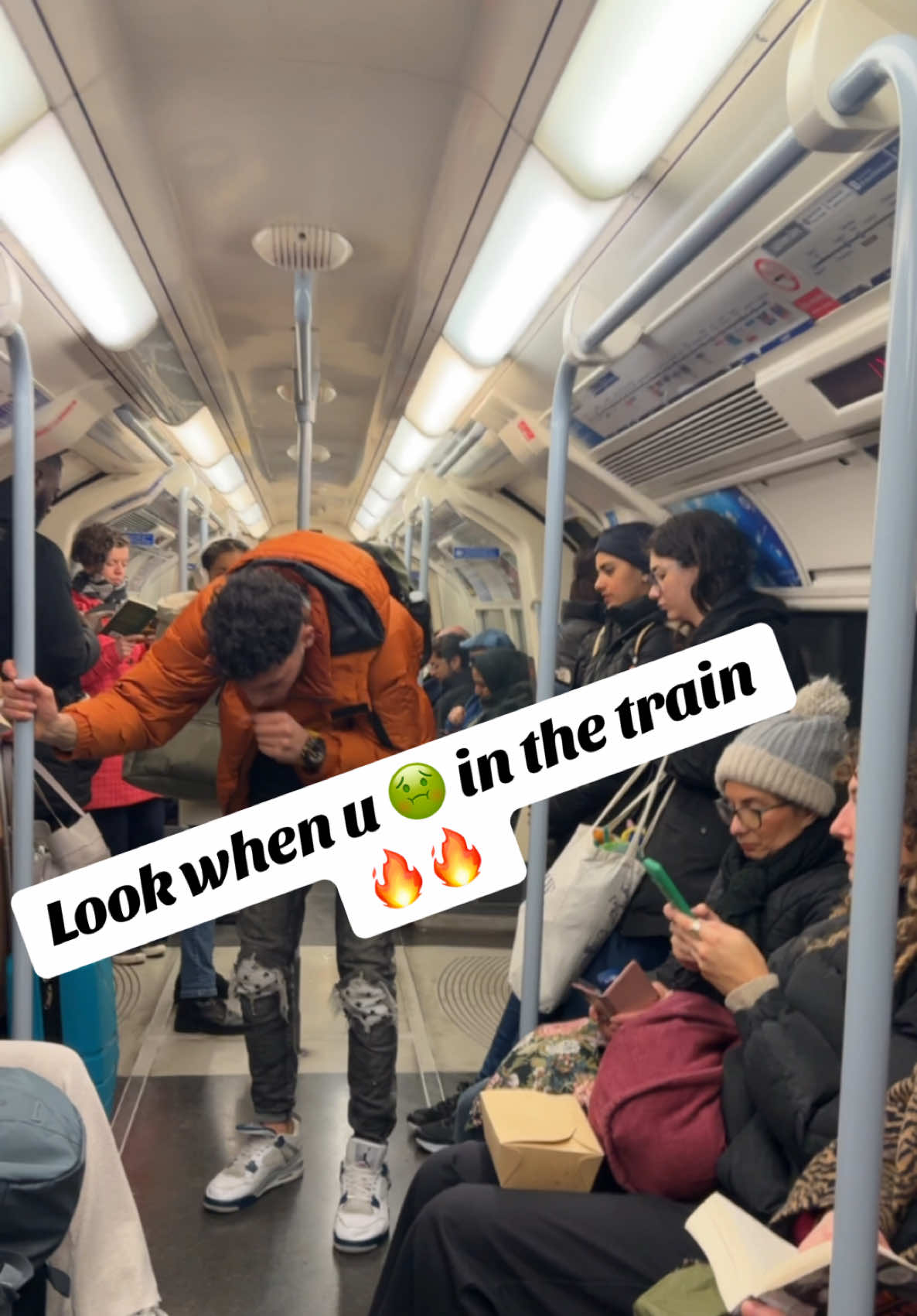 Vomit prank part 2 🤢😂😂#metro #underground #poutoii #prank #viral_video 