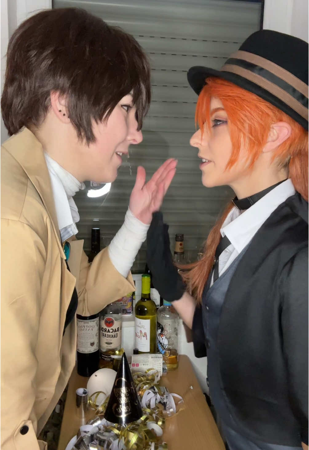 How to talk to short people or something like this 🤭💀 Dazai 💜🩹 @JiJi 🐈‍⬛  #bsd #bsdcosplay #bsdmemes #bungostraydogs #bungostraydogscosplay #dazai #dazaicosplay #osamudazai #dazaiosamu #osamudazaicosplay #dazaiosamucosplay #chuuya #chuuyanakahara #chuuyacosplay #nakaharachuuya #chuuyaxdazai #dazaixchuuya #cosplay #crossplay #fycosplay #malecosplay 