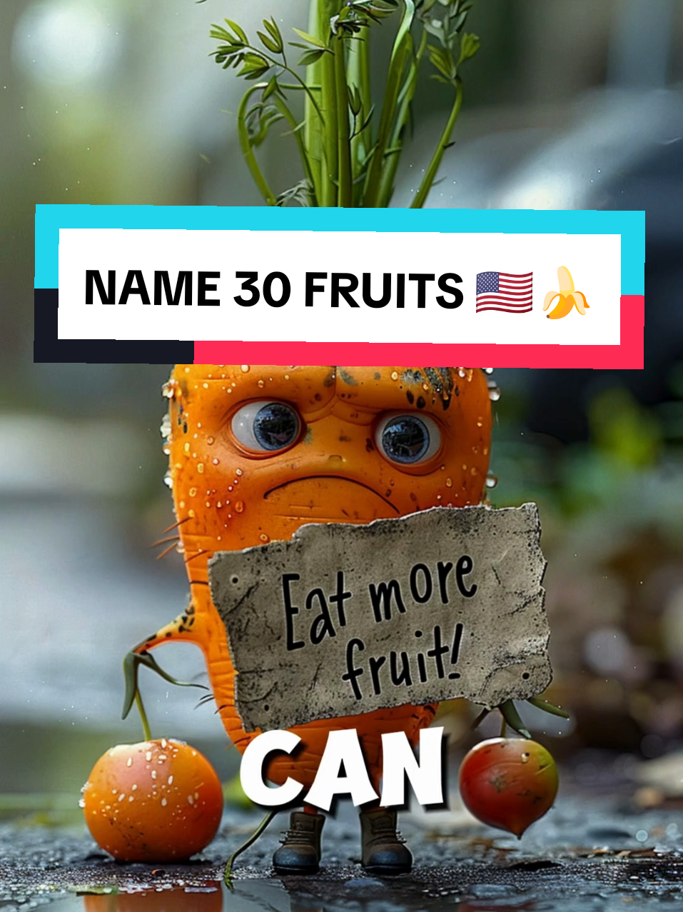 Can you get 30 out of 30? #fruit #fruits #quiz #us #american 