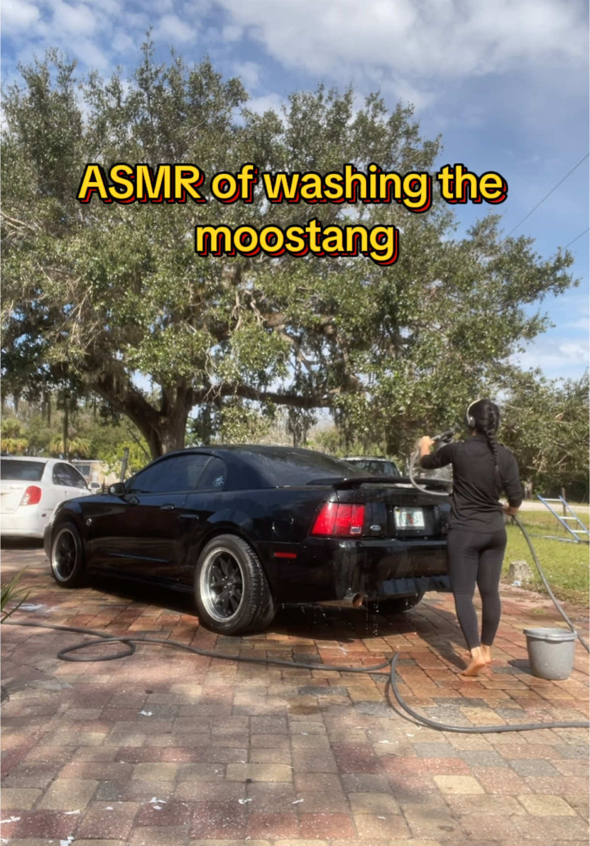 someTING diff #fy #viral #creatorsearchinsights #mustanggt #carsoftiktok #tires #mustang #cartok #carwash #asmr #asmrtiktoks 