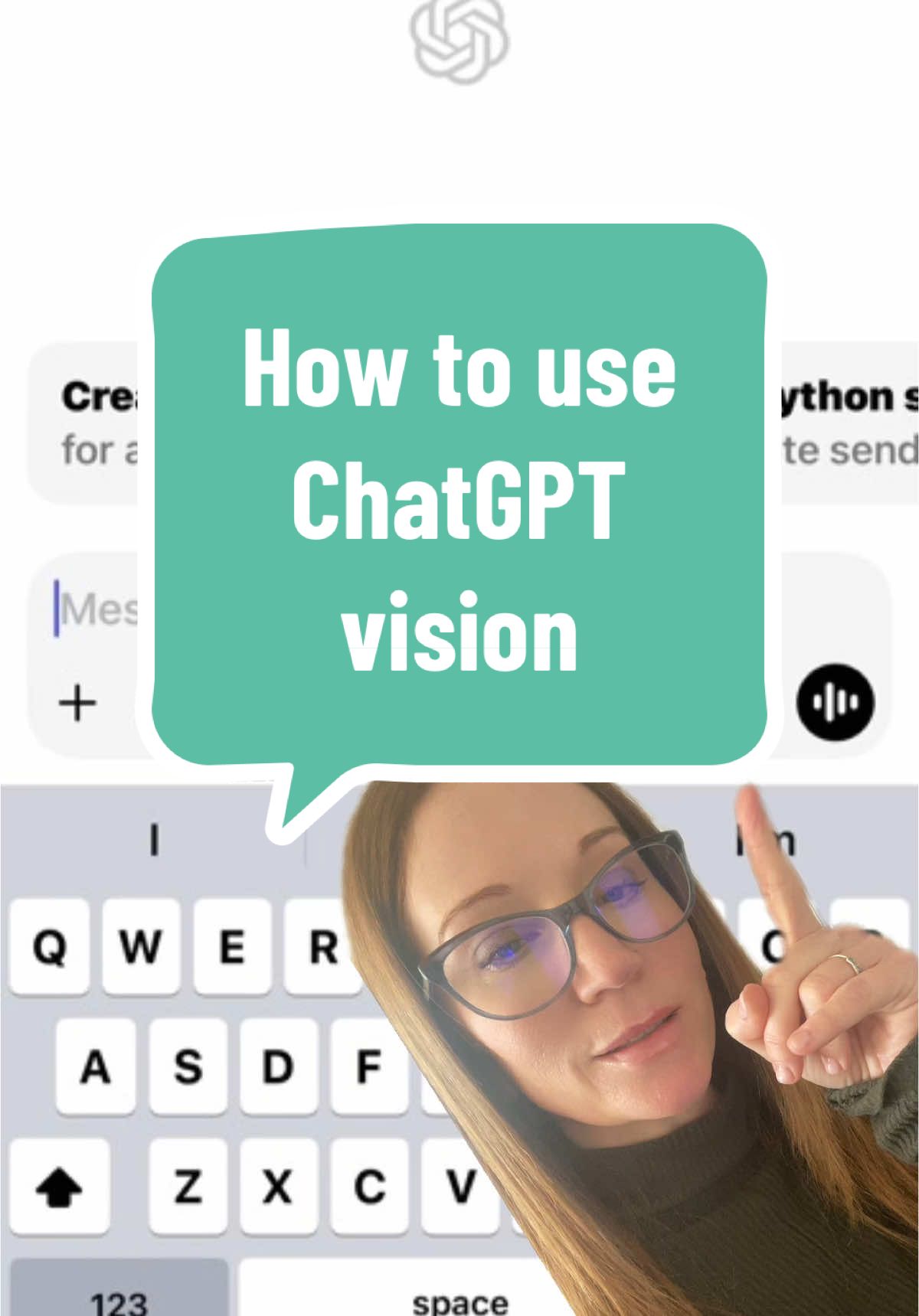 Replying to @Theoreticallymyself Here’s how to use ChatGPT vision in ChatGPT’s advanced voice mode!  1. Start with opening a new conversation with ChatGPT. 2. Click on the voice mode button within the ChatGPT conversation. 3. Start a conversation with ChatGPT and tell it you want to show it something or go into live vision mode. 4. Click on the camera button. You can then show it your room or reverse the camera and show it yourself. Written ChatGPT prompts are 2024!  I am in AI, prompt engineer and AI expert.  I’m about to drop a one hour mini master class about everything you need to know to use ChatGPT. If anyone wants me to send them a link when it’s done this week, drop the word “masterclass.” If you wanna learn anything else about ChatGPT or AI, just let me know and I can make you a video!  #chatgpt #chatgpttutorial #chatgptvision #chatgpttips #chatgptexplained #chatgptprompts #chatgptai #chatgpthack 