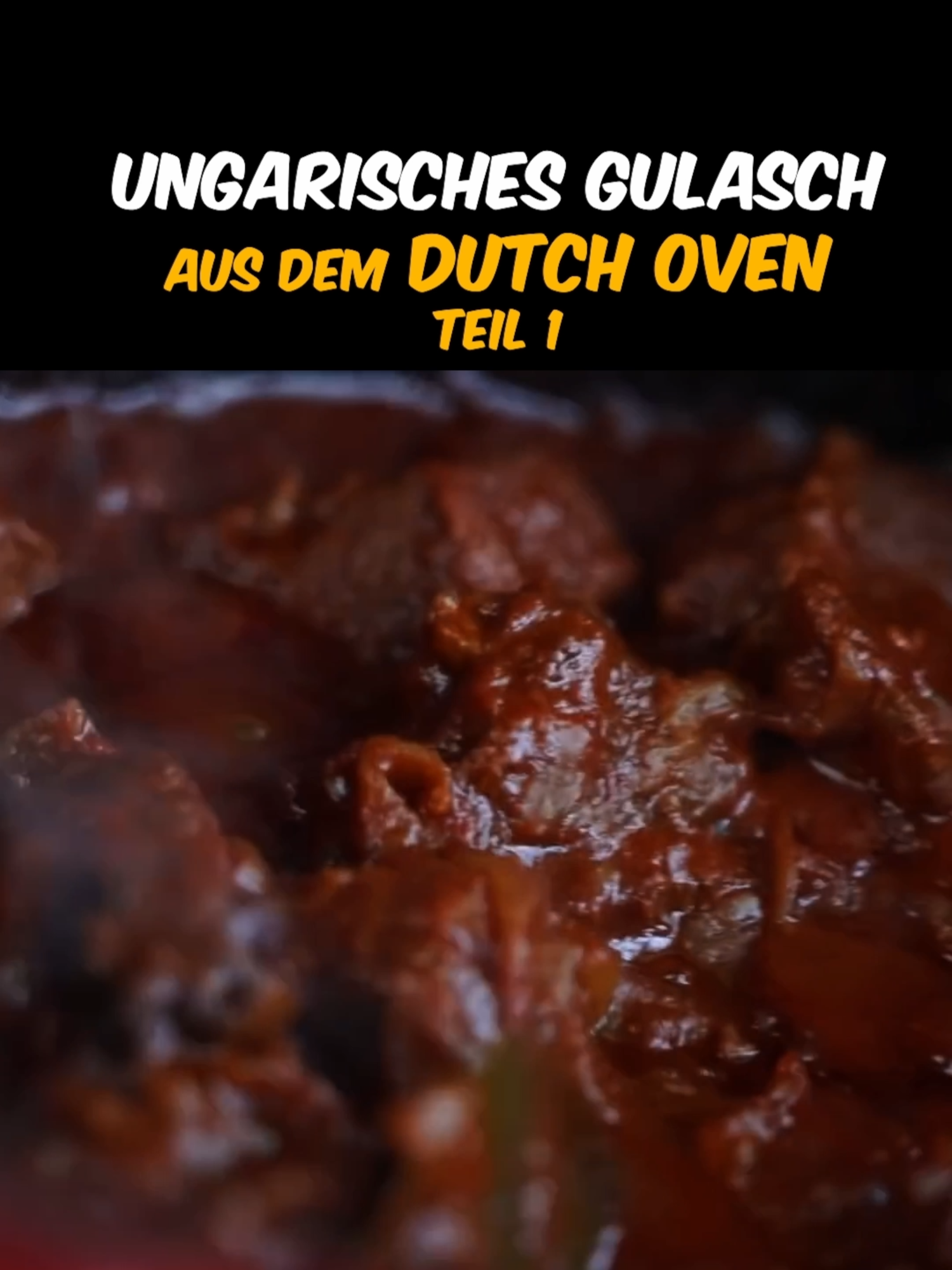 Anzeige | Gulasch aus dem Dutch Oven - Originalrezept #gulasch #dutchoven