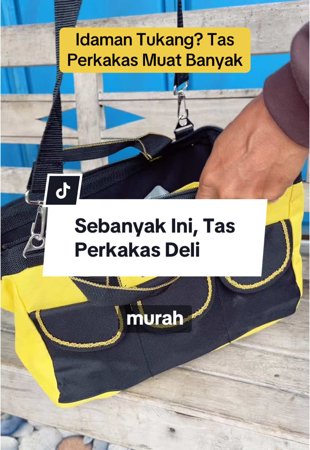 Tas perkakas deli muat sebanyak ini cocok dipakai buat tukang nih #tasperkakas #tasperkakasmurah #agungsejuta 