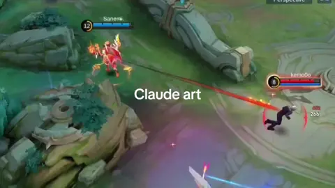 Claude prime skin is on fire #fyp #mobilelegends 
