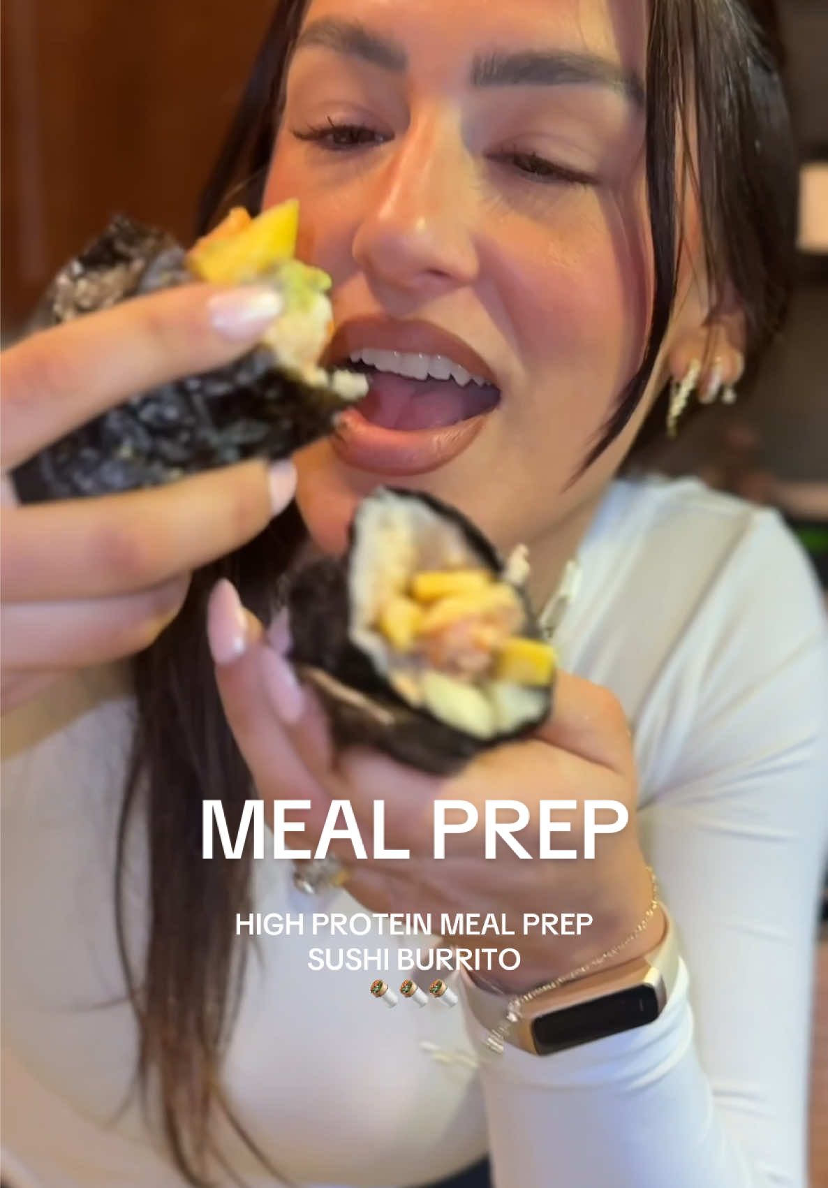 NEW ADDICTION UNLOCKED 💅🏼🥵 #mealprep #highprotein #mealprepideas #highproteinmeals #healthyrecipes sushi burrito 