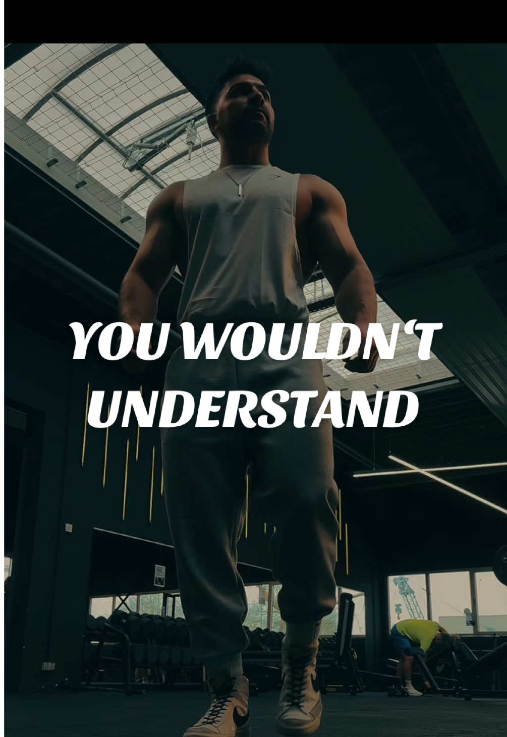 The type of sh*t you wouldn’t understand. #gym #gymmotivation #gymrat #fit #Fitness #fitnessmotivation #motivation #fy #fyp #GymLife #foryoupage #bodybuilding #gymworkout #gymedit #edit #aesthetic 