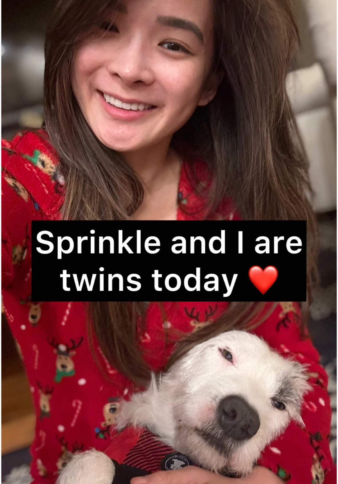 Sprinkle and I are twins today ❤️